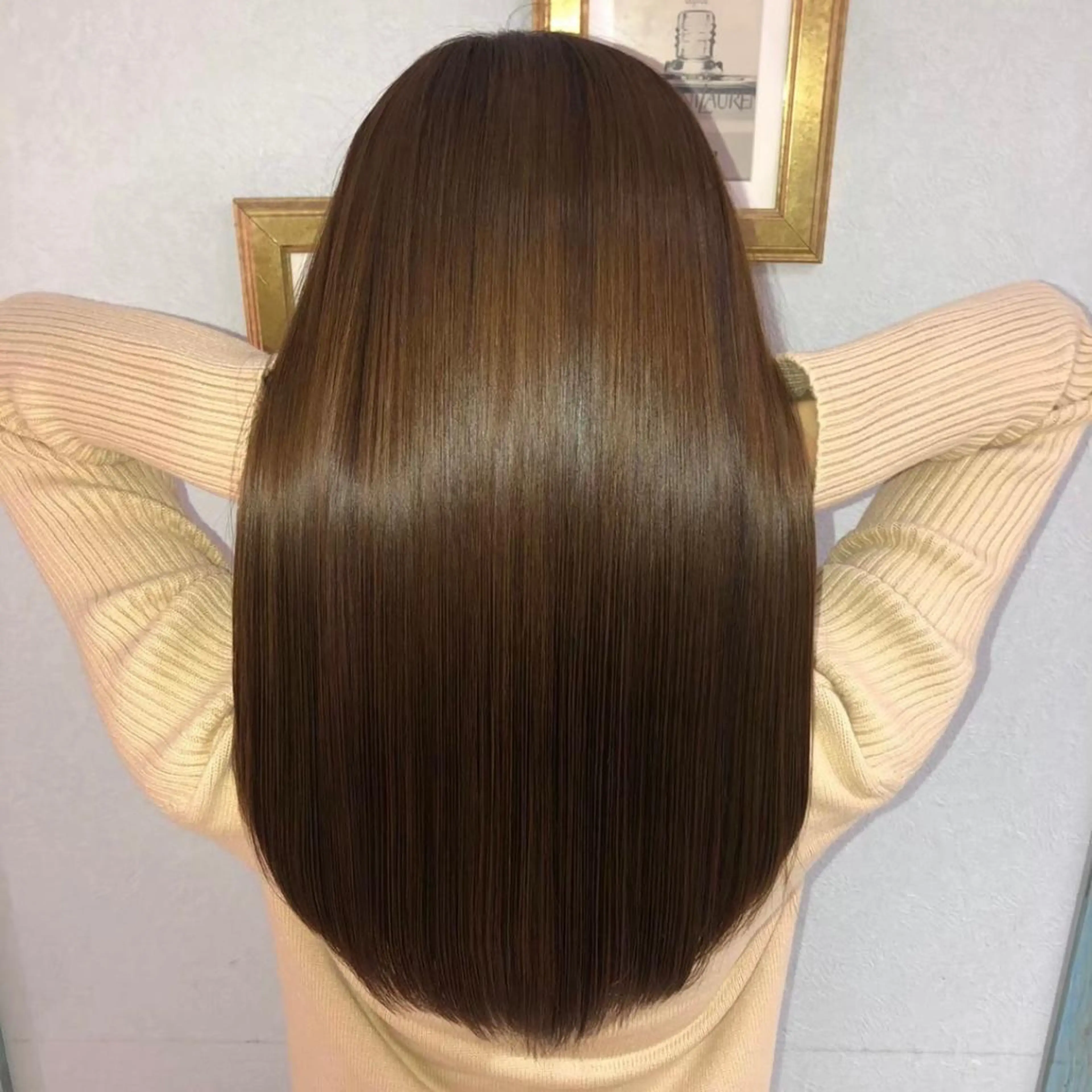 💐美髪縮毛矯正 + カット + クイック髪質改善トリートメントの写真