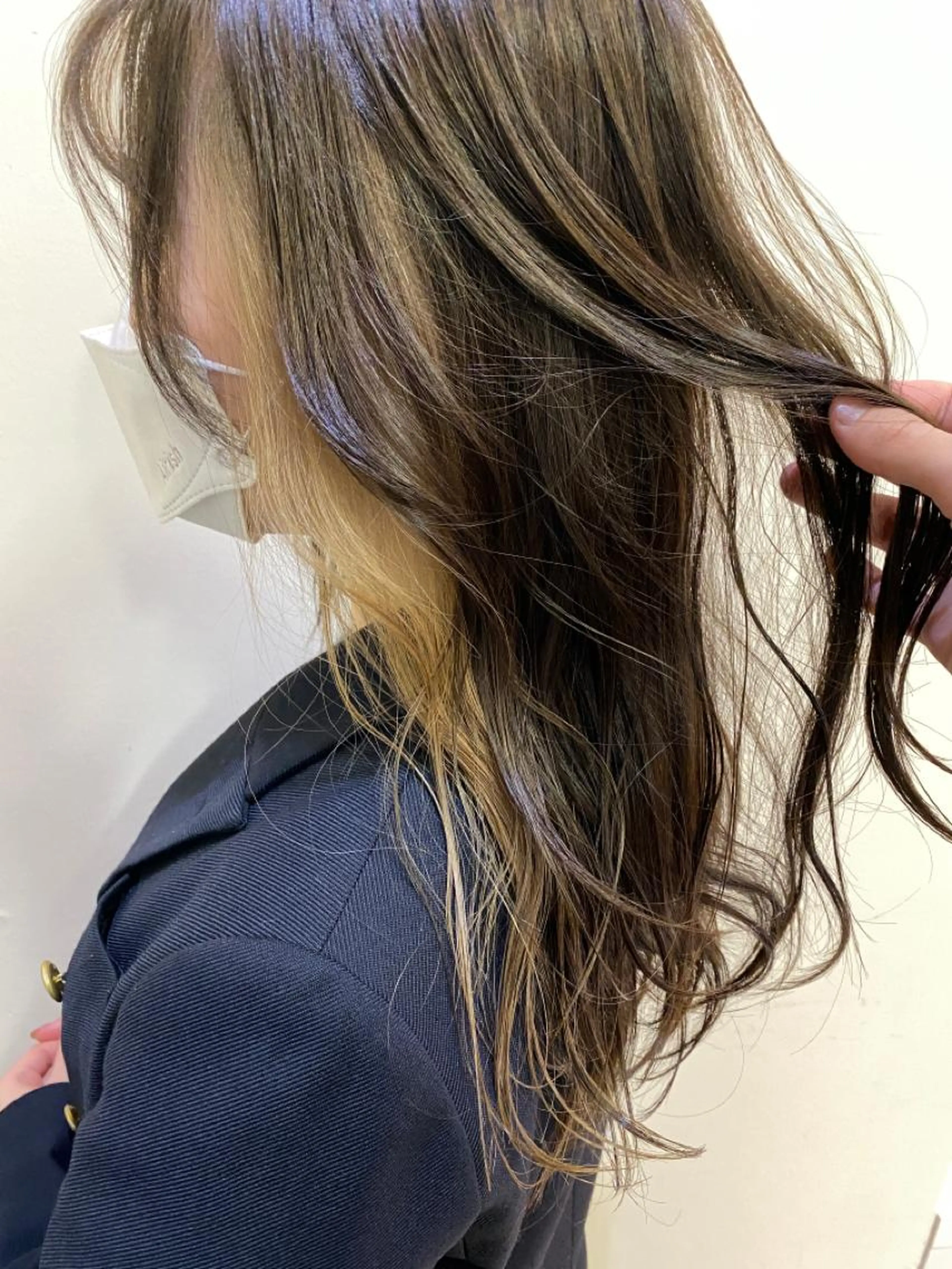 🌟インナーカラー(ブリーチ) + カラー + カット + ケアトリートメント⚠️インナー部分のみのカラーも可の写真