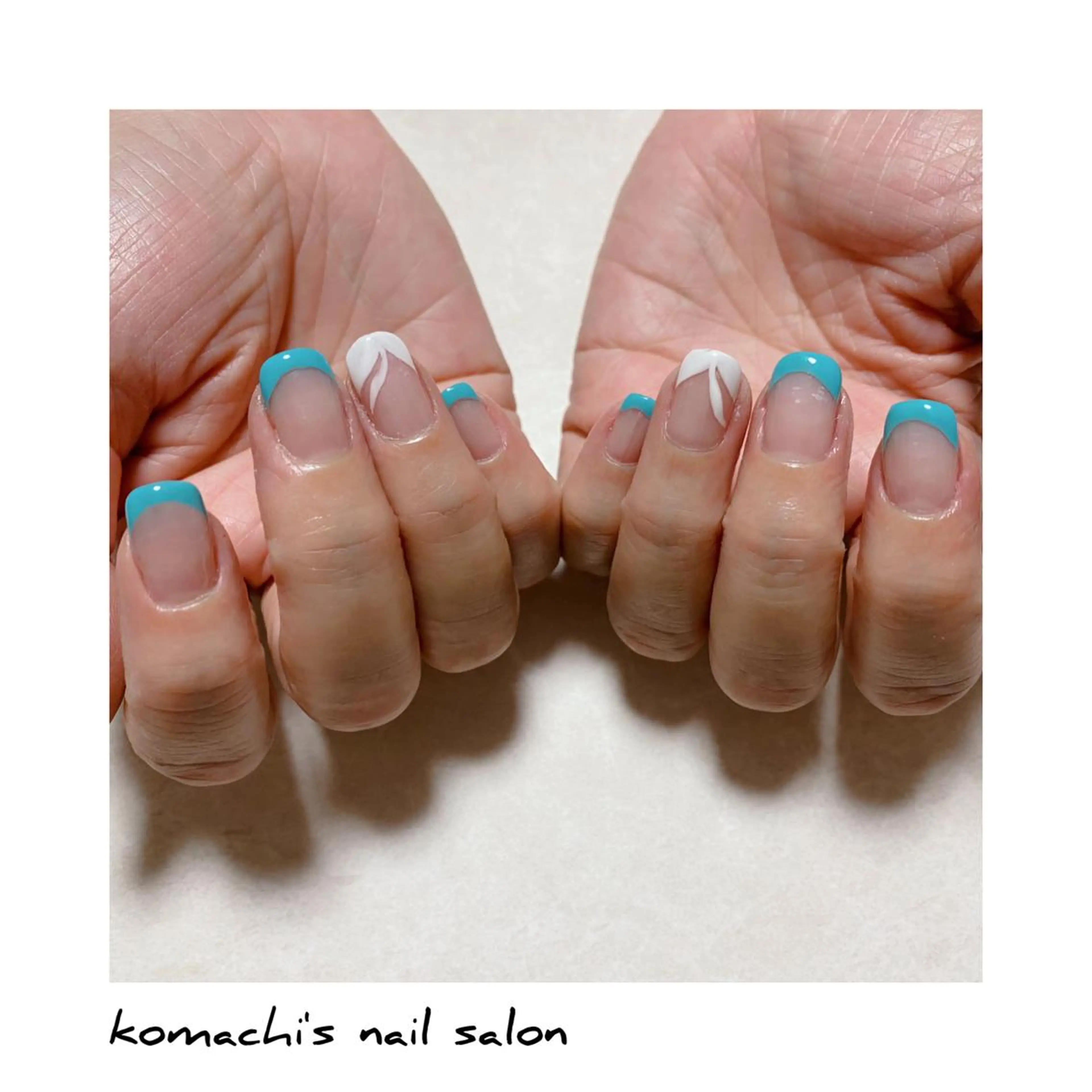 ネイル フレンチネイル ハンドネイル akita kazumiのネイルデザイン