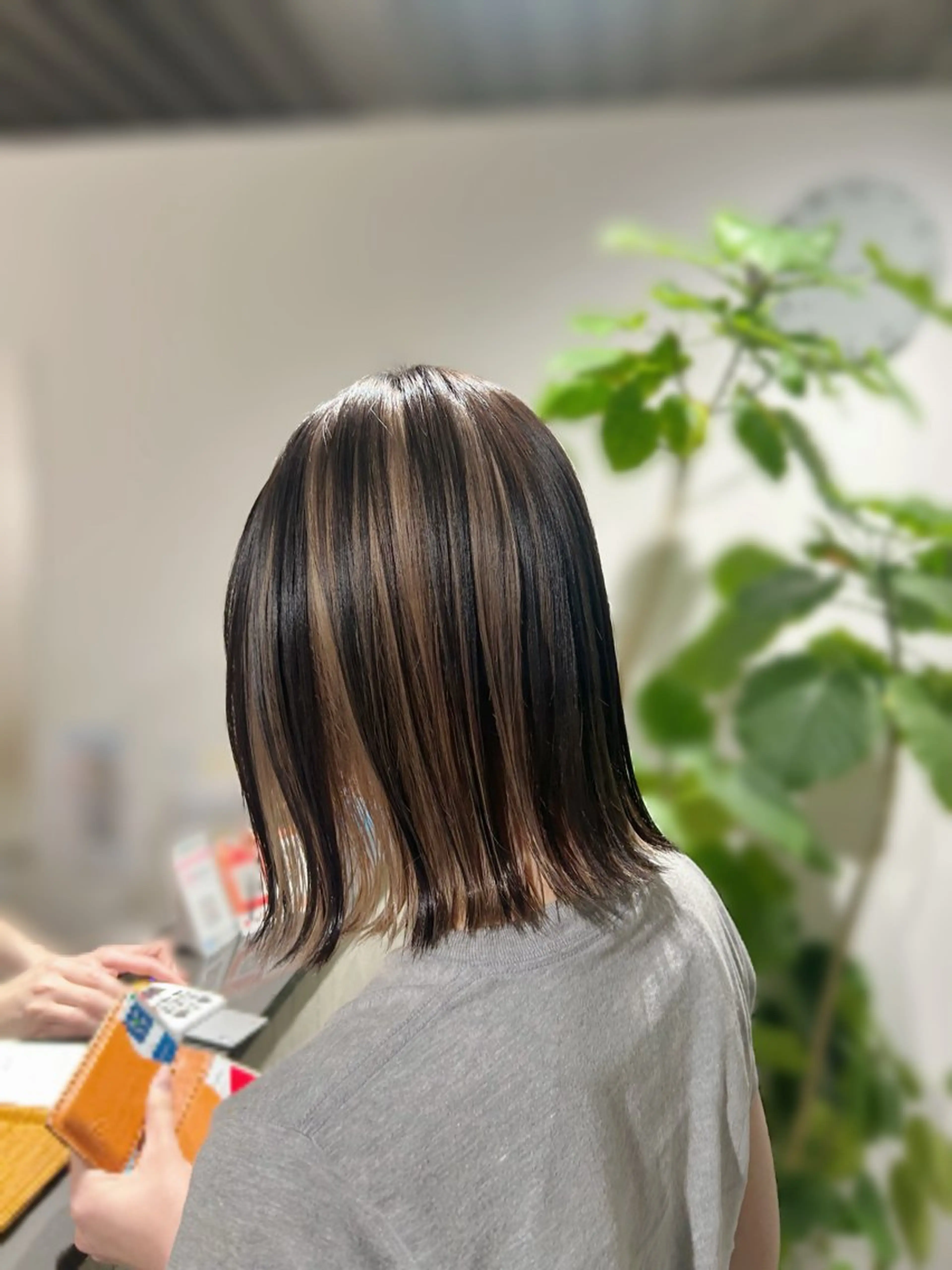 ミディアム カラー カット ヘアカラー トリートメント 💎韓国カラー Giness坂下巧のヘアスタイル