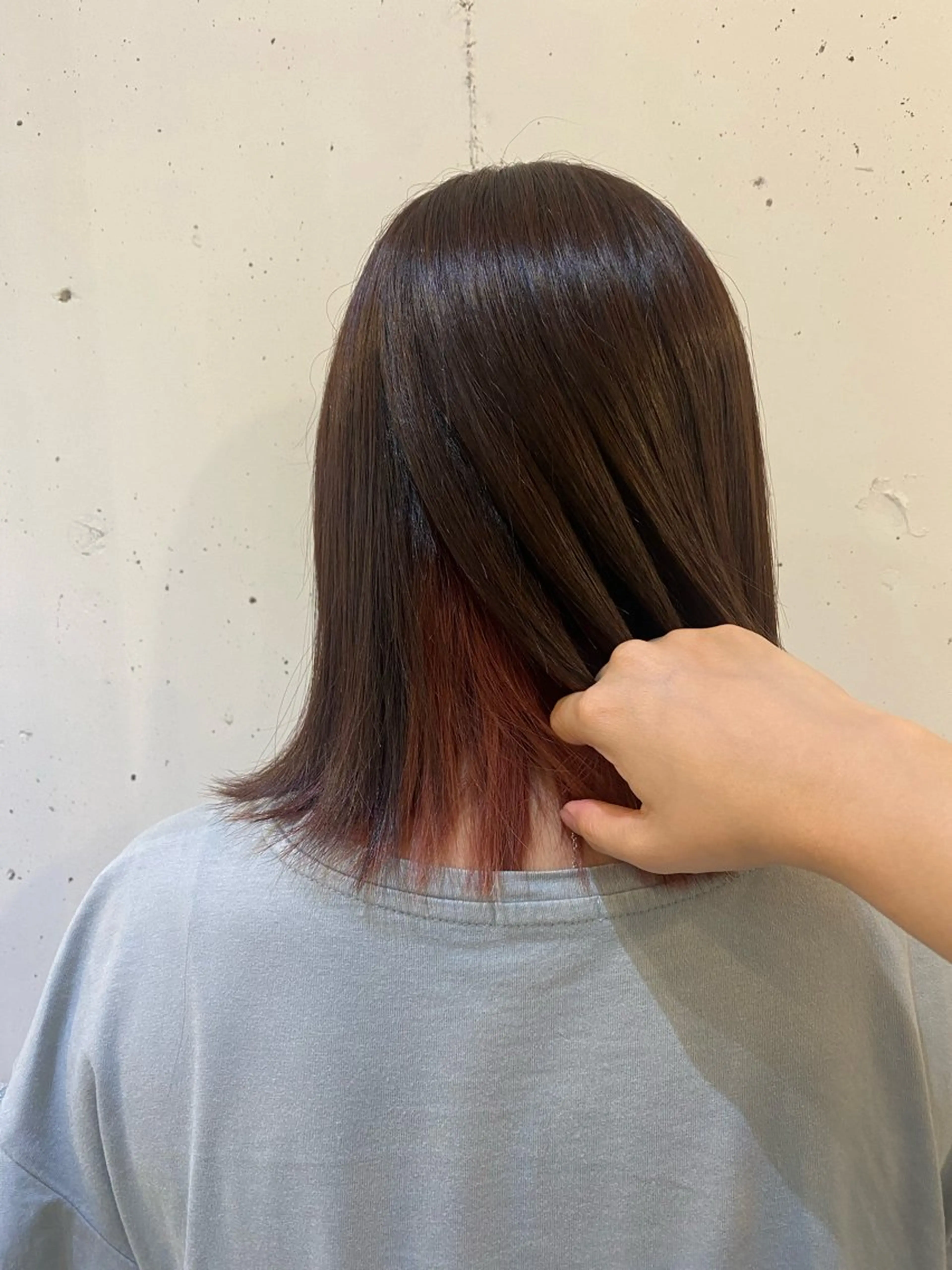 ミディアム カラー ブリーチ . SHIZUKAのヘアスタイル