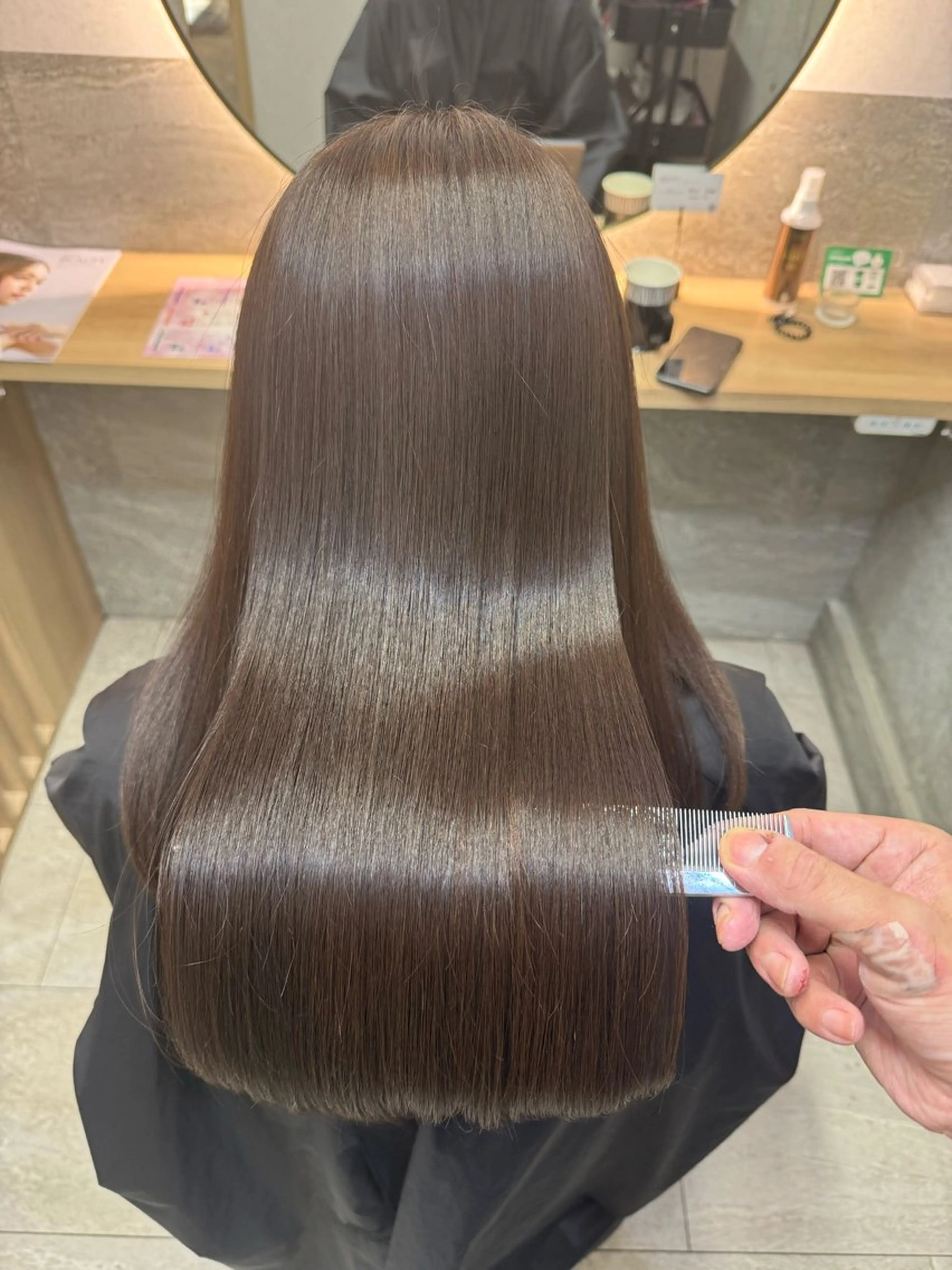 ロング 髪質改善 カット ヘアカラー トリートメント youres hair神楽坂店所属・青木 啓輔のヘアスタイル