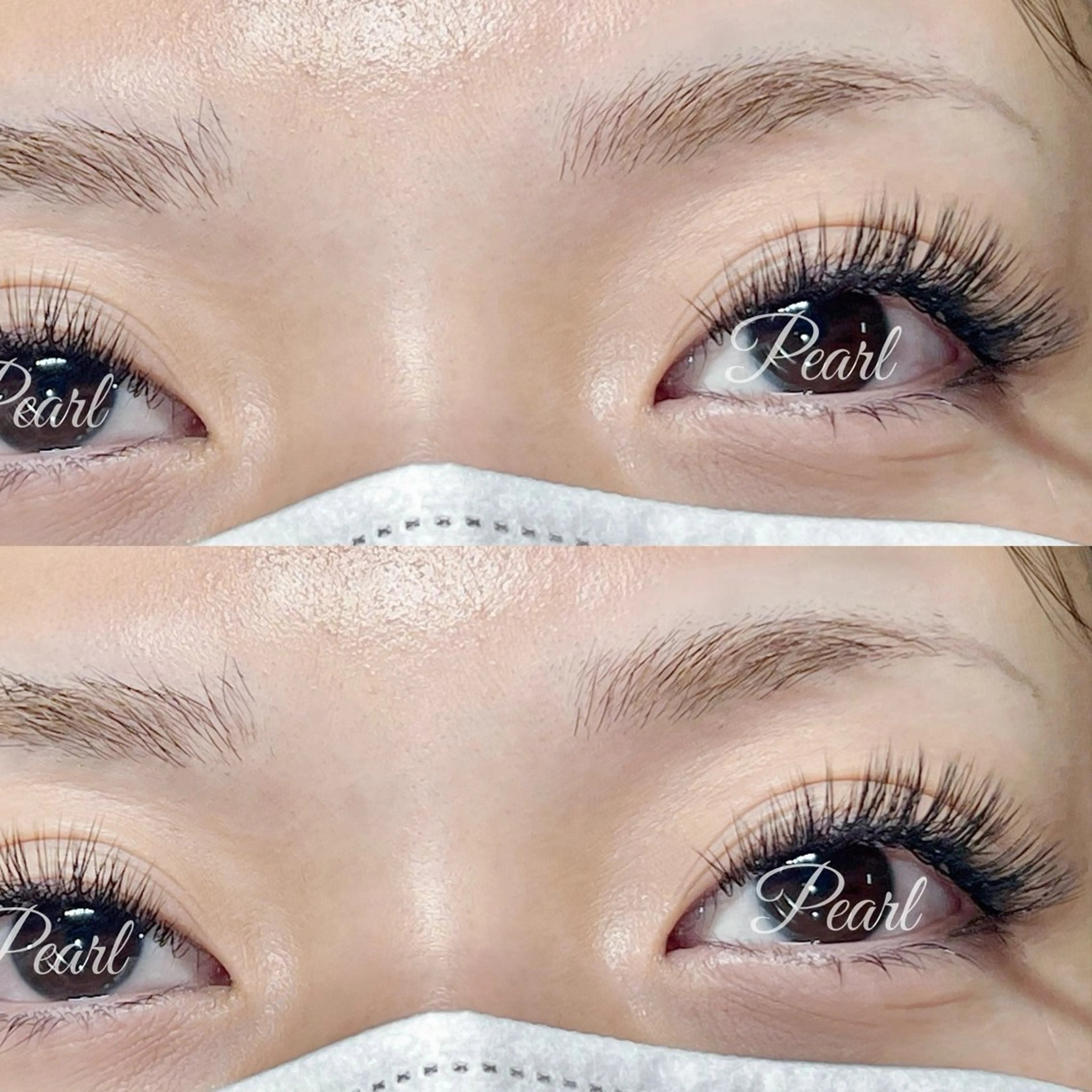 マツエク・マツパ バインドロック Lカール マツエク Pearl 四条大宮 〜AOI〜のマツエク・マツパデザイン