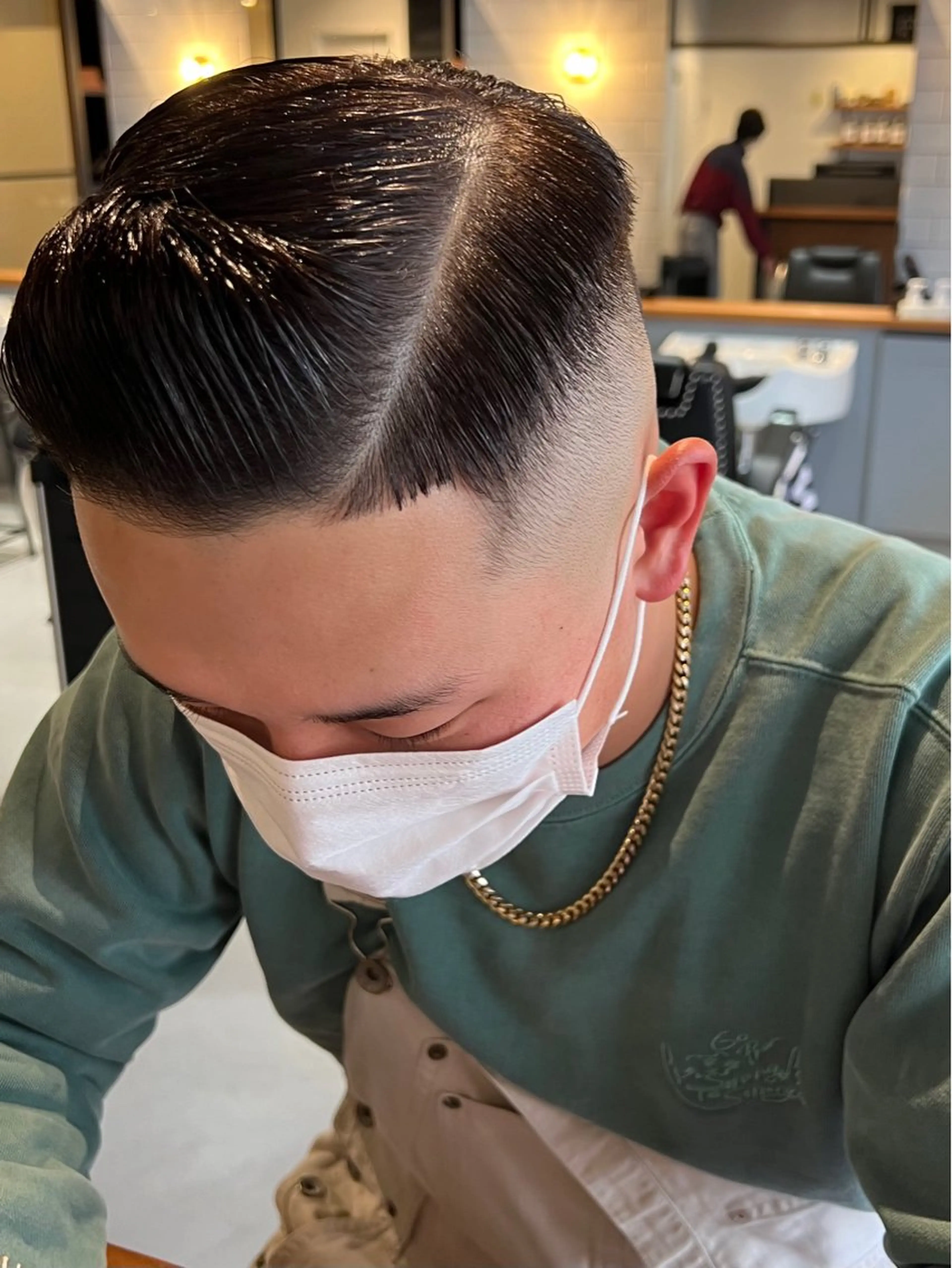 フェードカットの写真