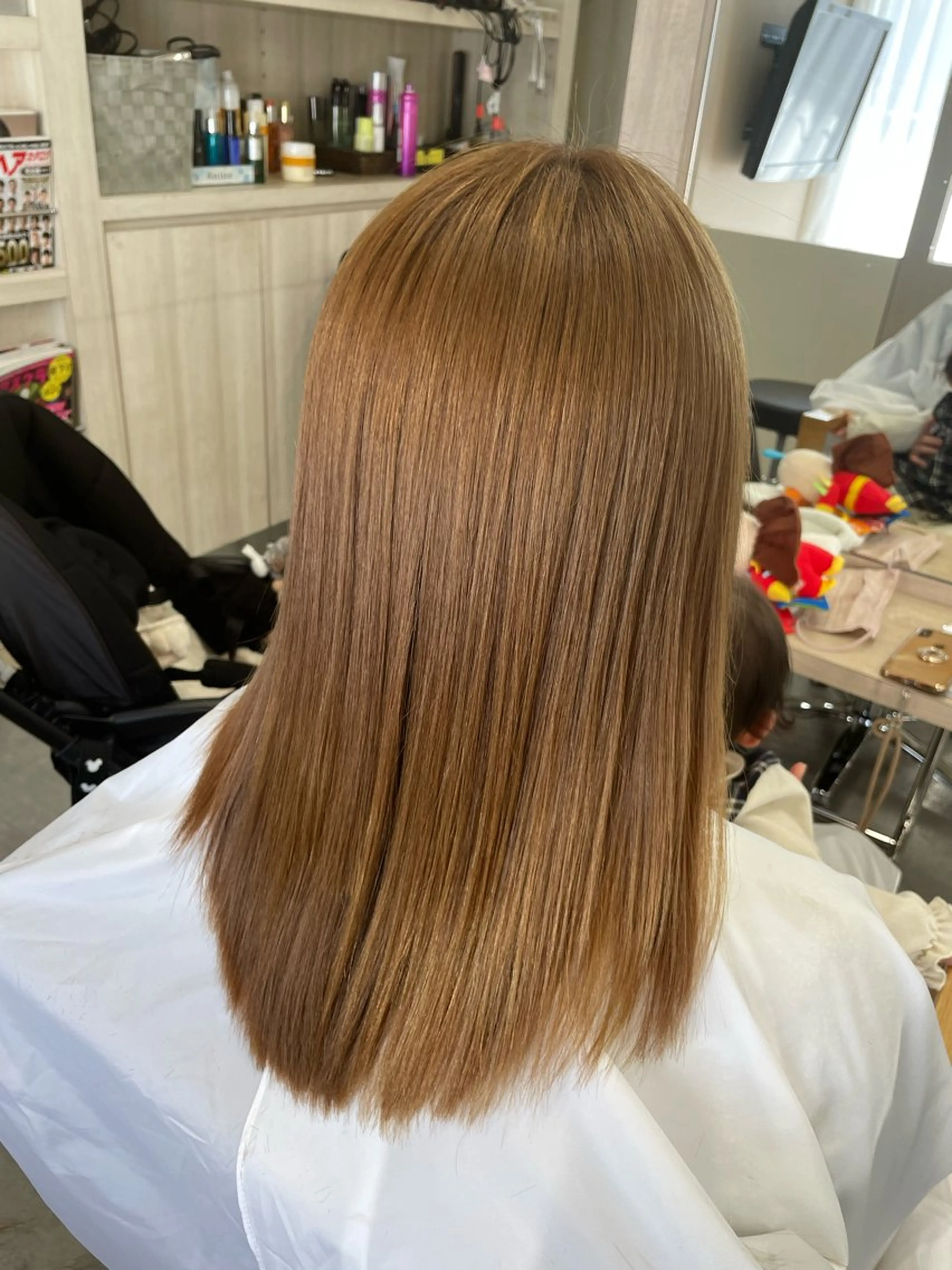 セミロング 永田 まどかのヘアスタイル