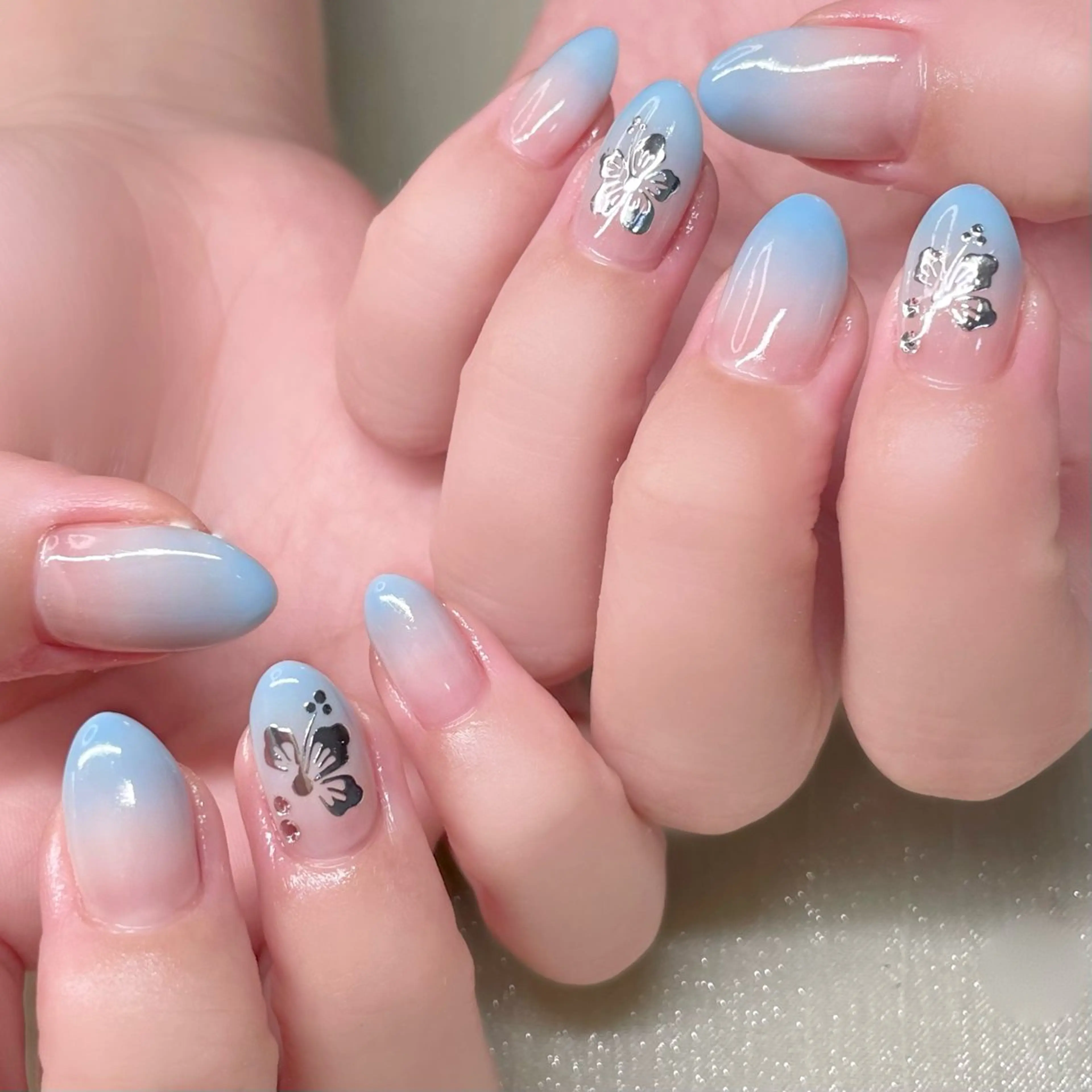 ネイル ストーンネイル ハンドネイル Nailist suzuのネイルデザイン