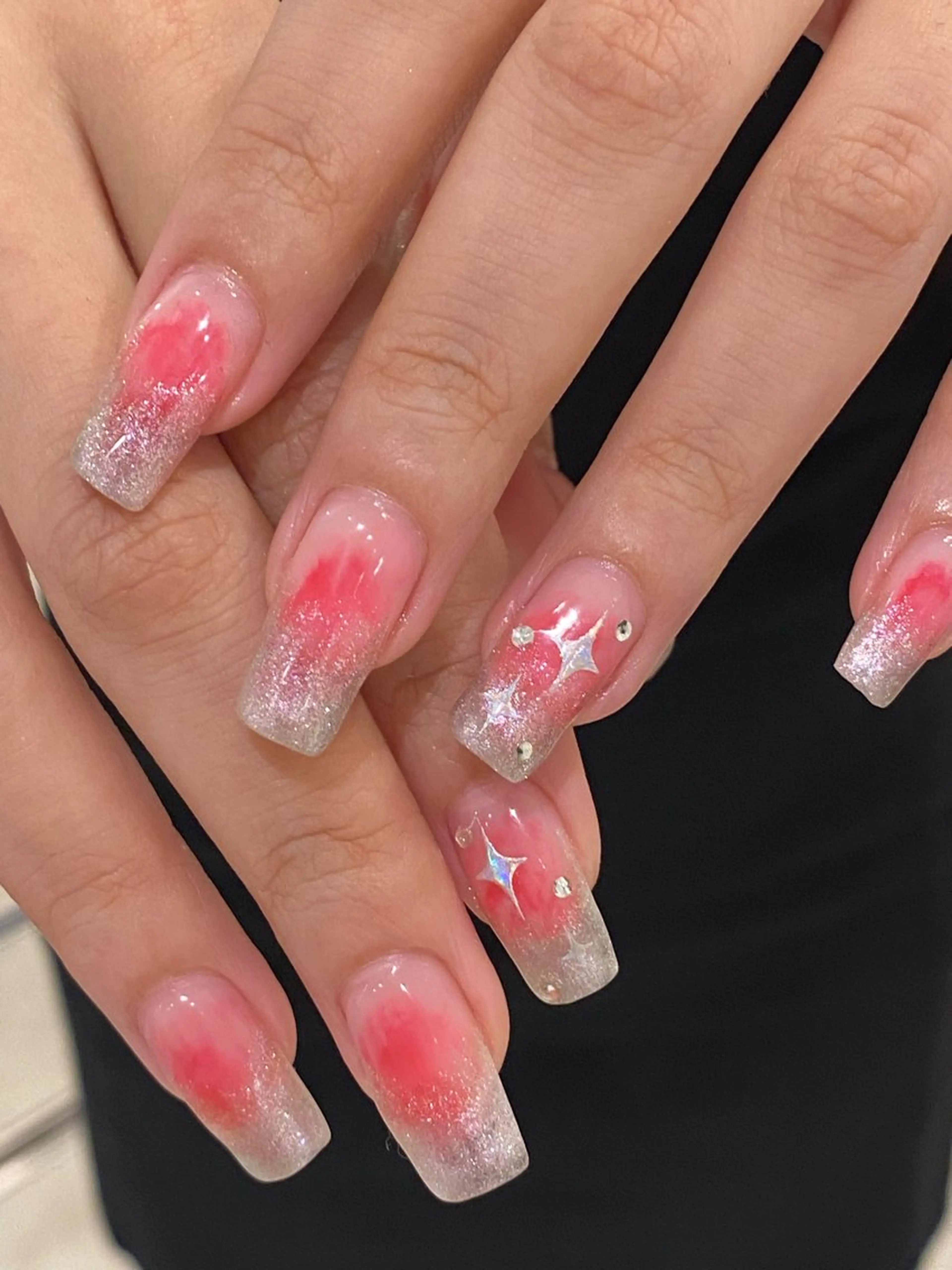 ネイル チークネイル マグネットネイル ハンドネイル Ann nailのネイルデザイン