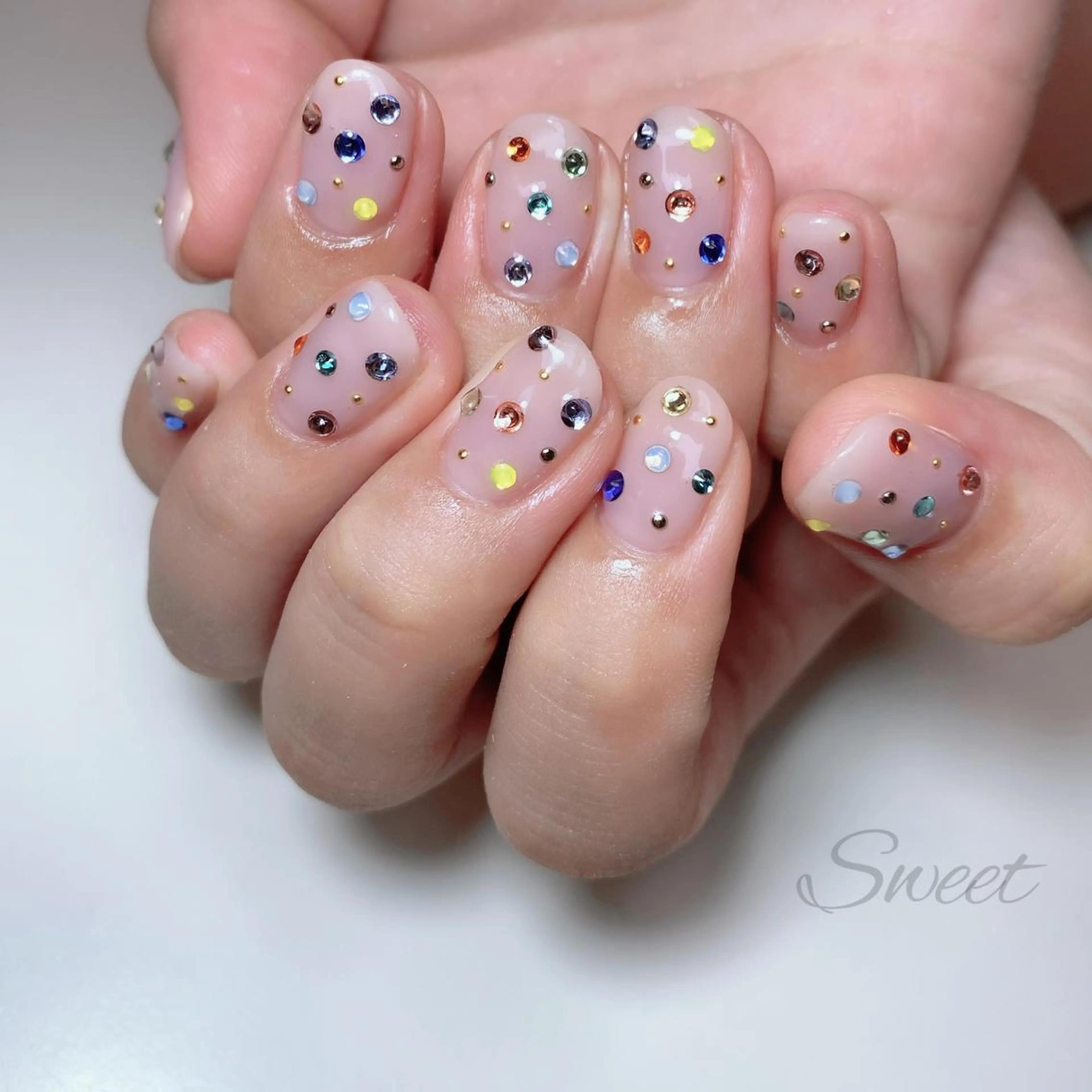 ネイル sweet 仲野陽子のネイルデザイン