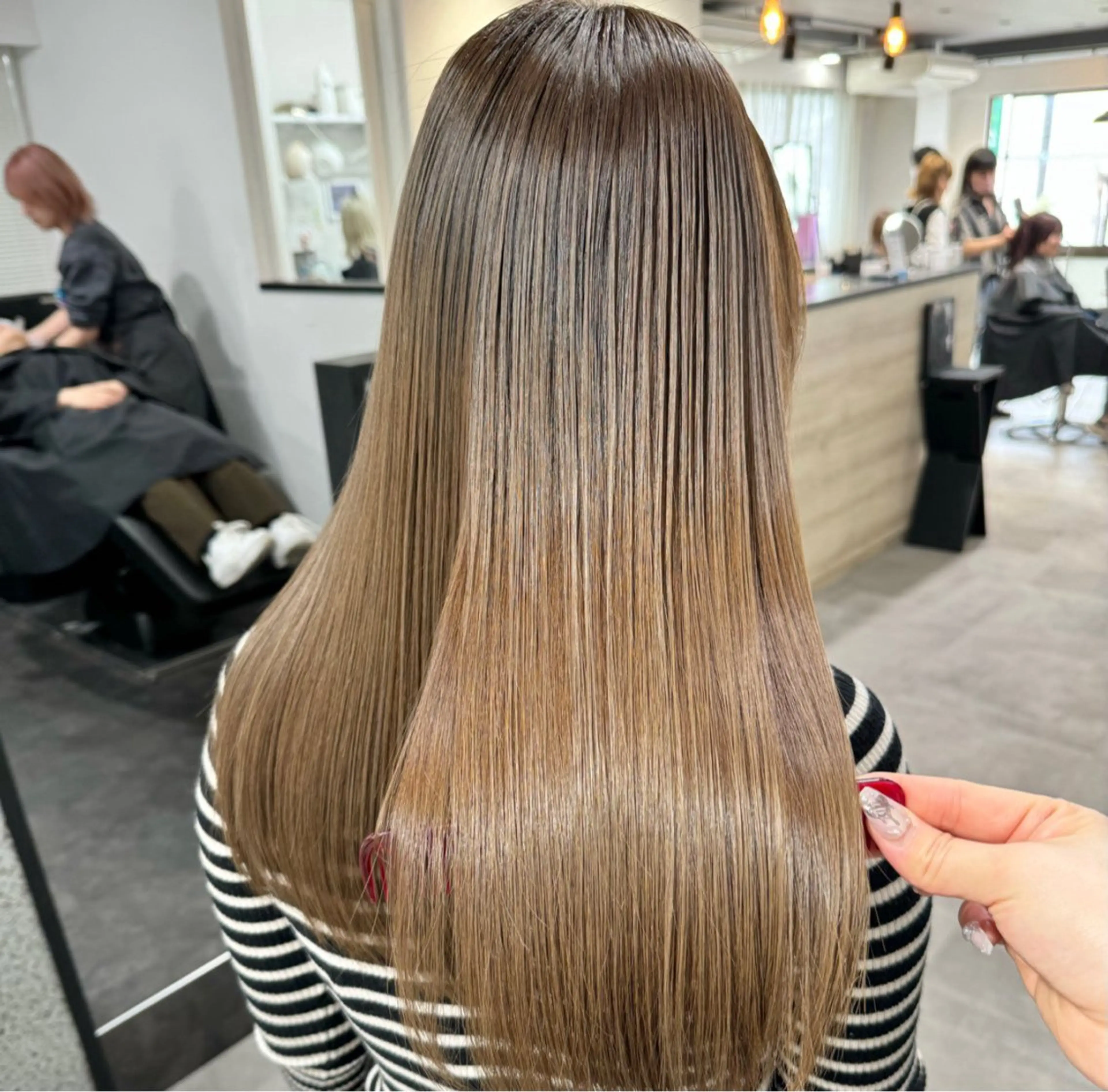 ミディアム 透明感カラー/ ゆずほのヘアスタイル