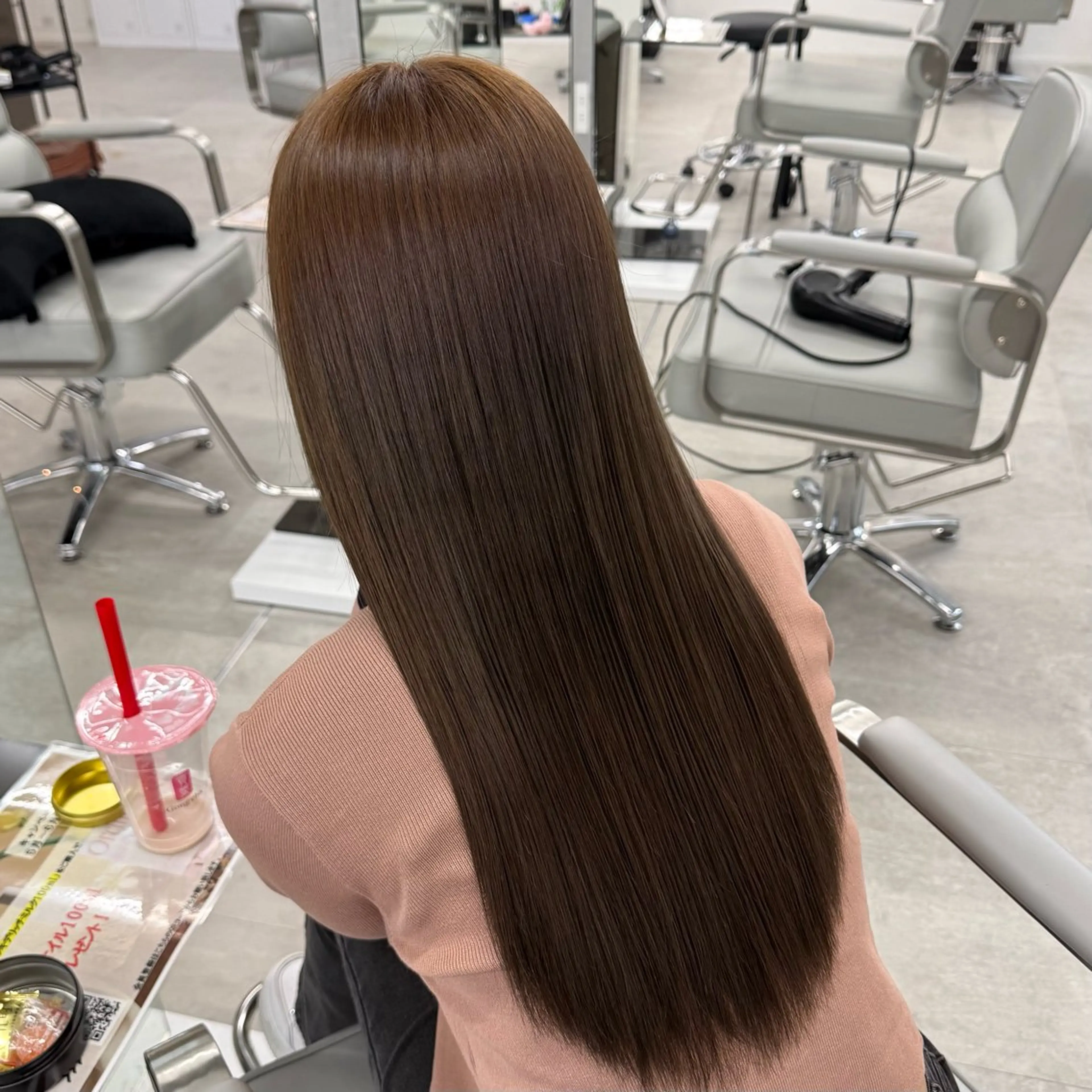 ロング カラー ブラウンカラー ヘアカラー 中明度カラー/ ベージュ/noaのヘアスタイル