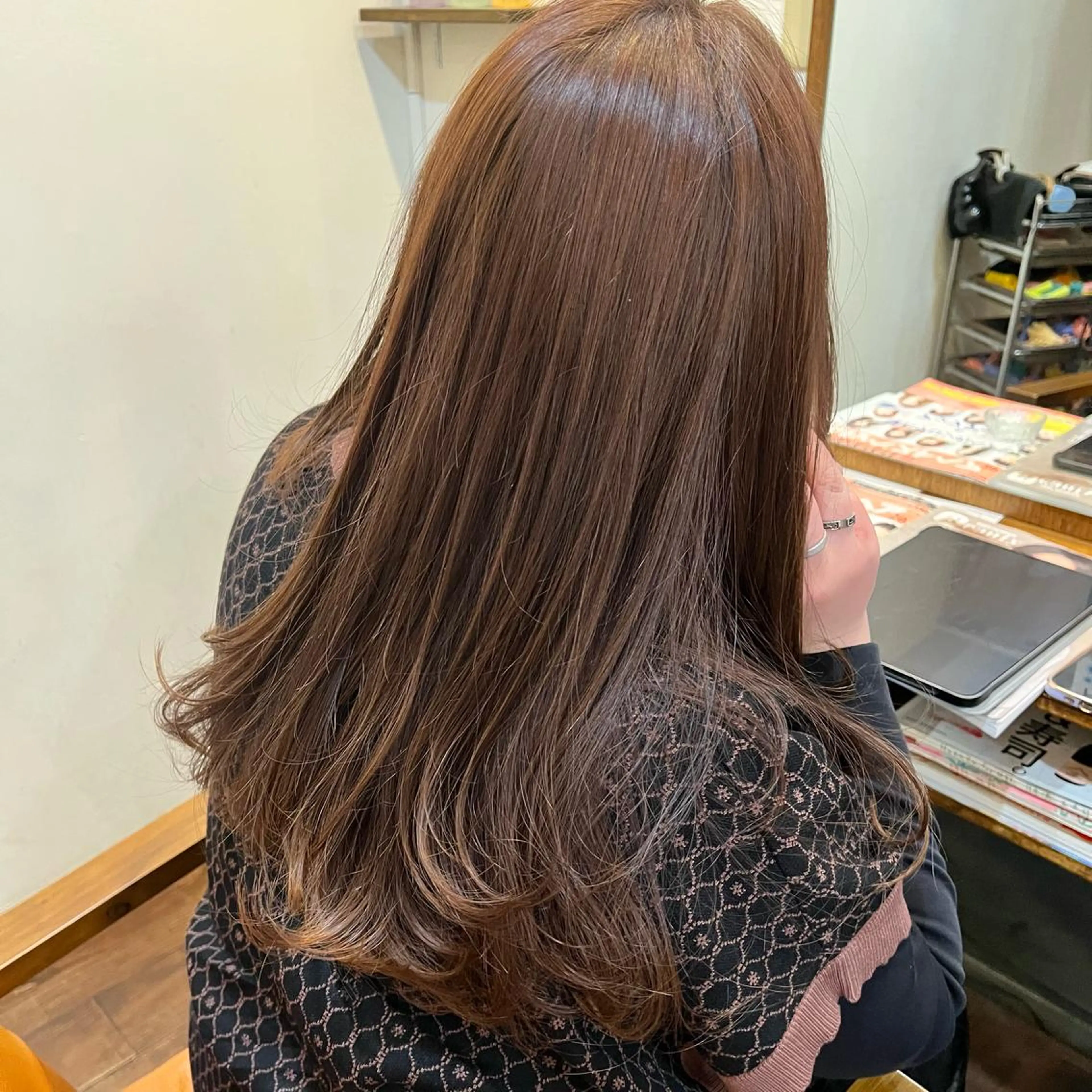 ロング ロングレイヤー レイヤーカット ロング chakura めいのヘアスタイル