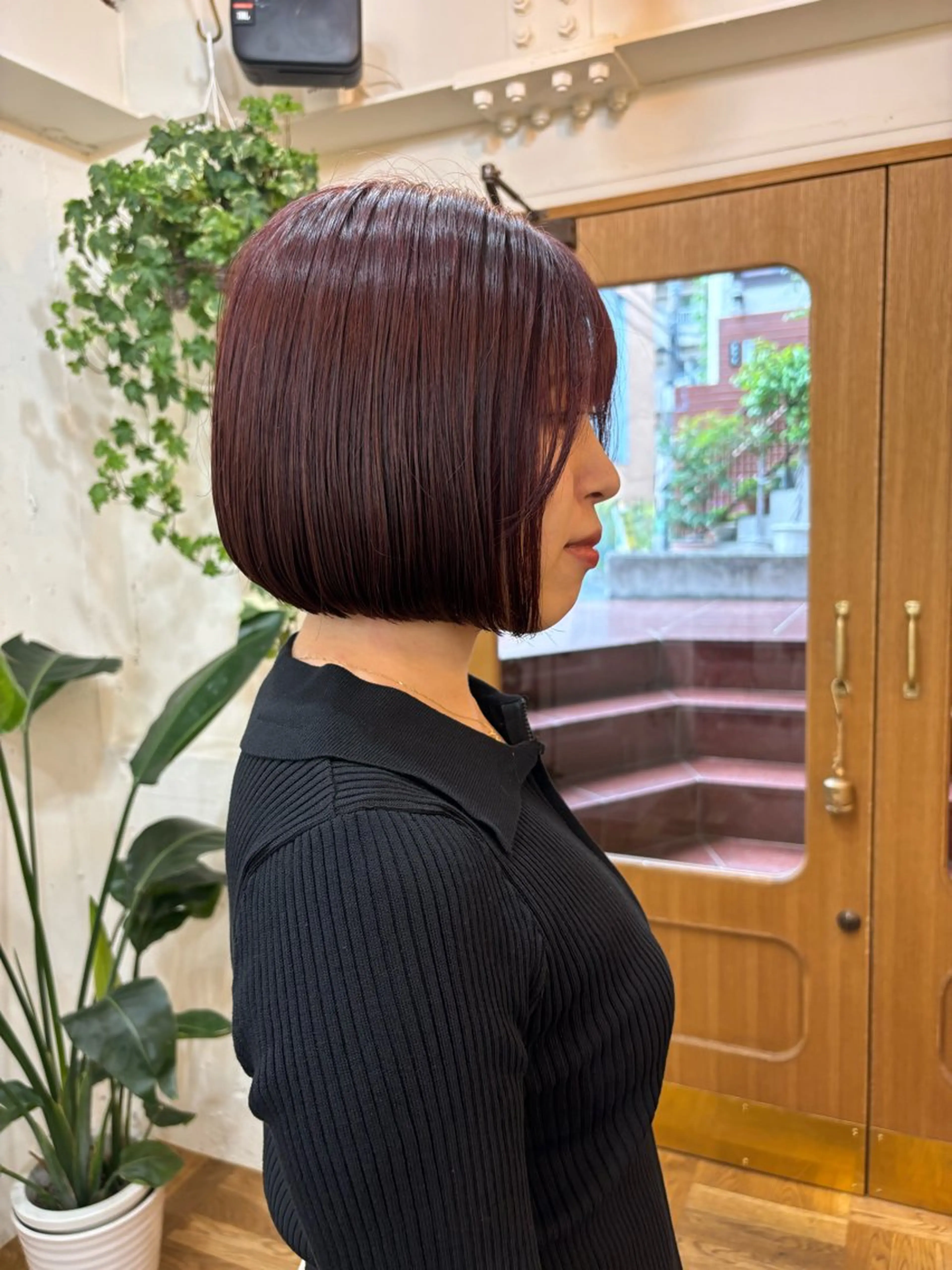 ショート カラー ブリーチ レッドカラー ayano🫧 《CIEN》のヘアスタイル