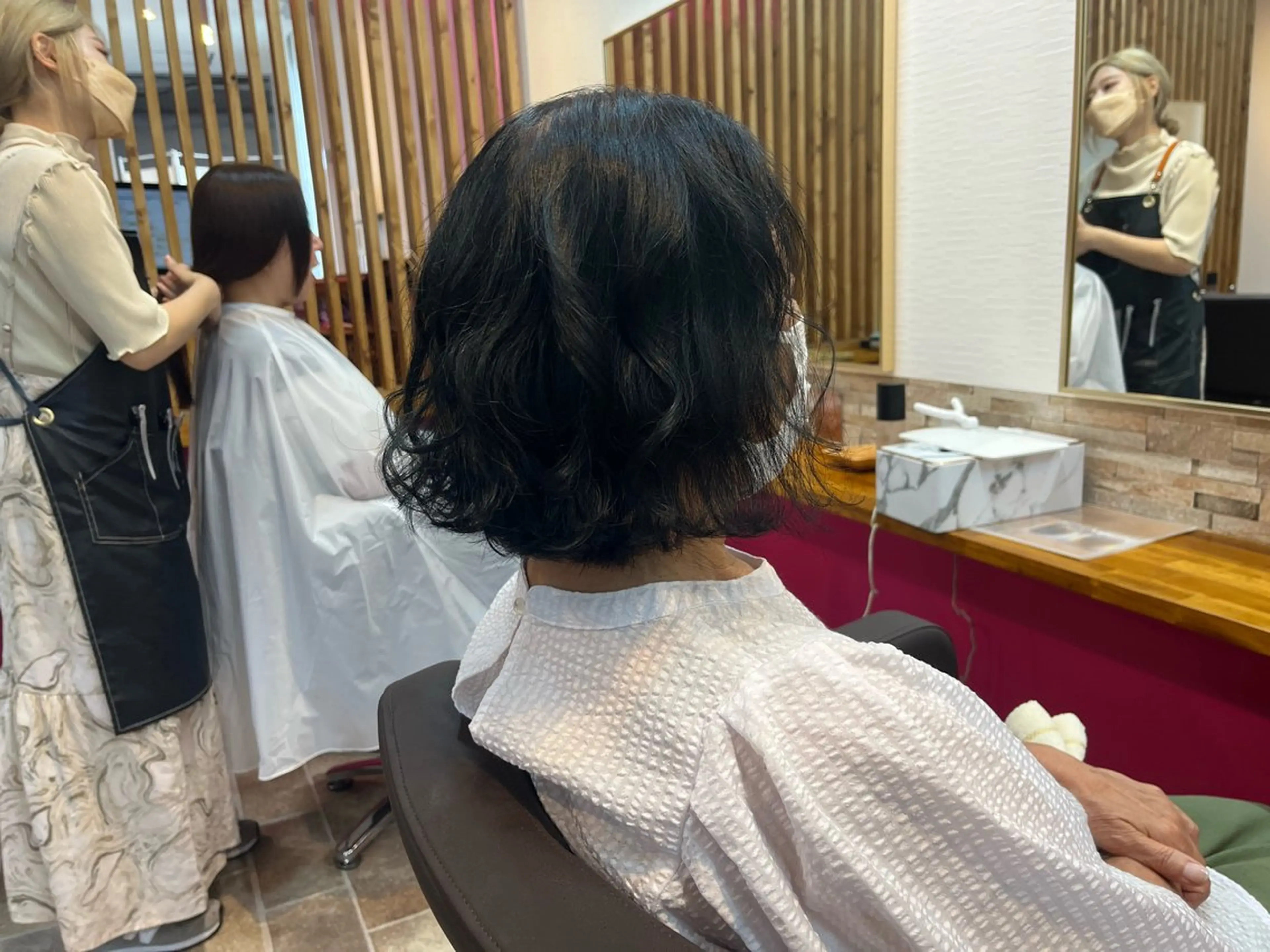 ショート カラー ヘアカラー&縮毛矯正 STAR☆RIVERのヘアスタイル