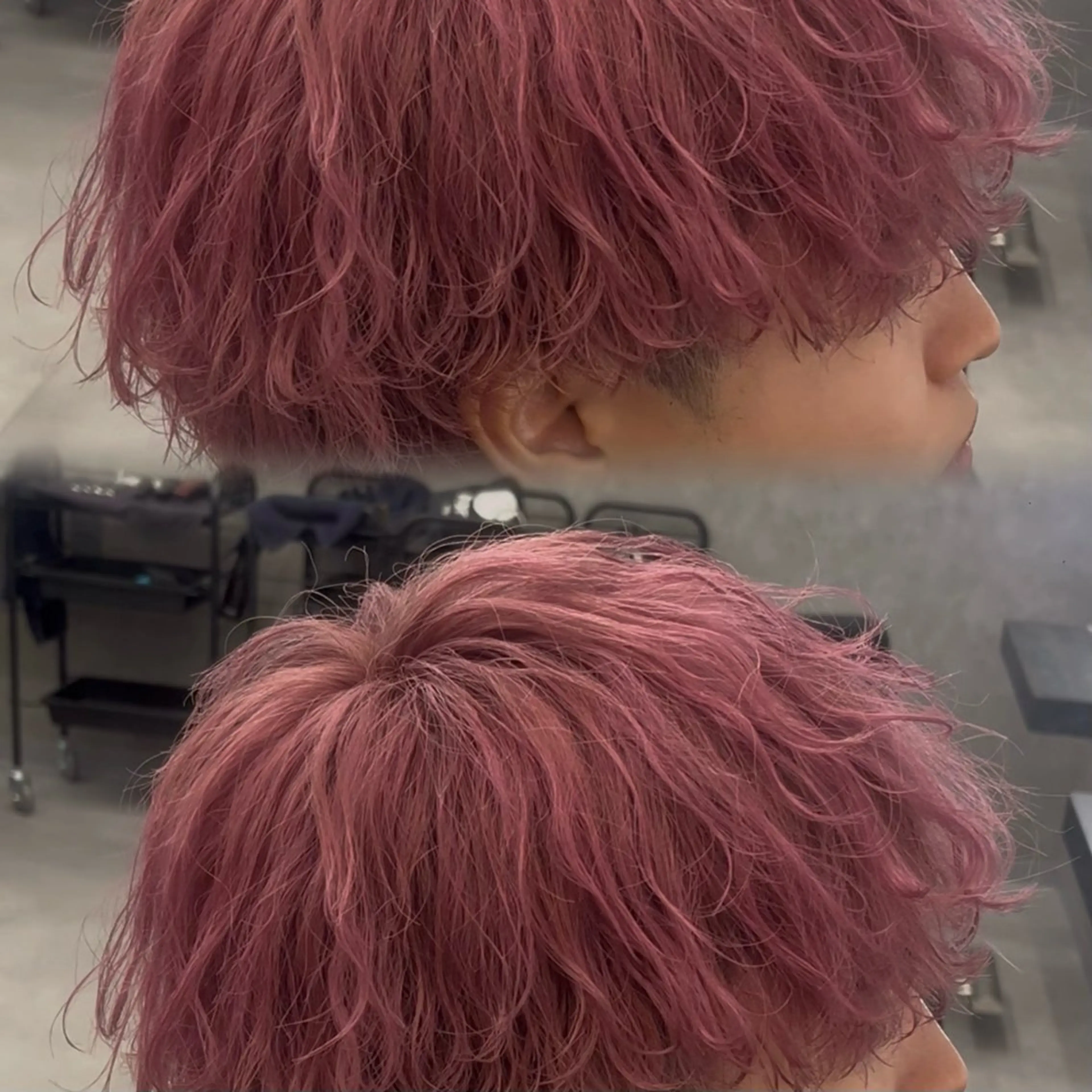 ショート カラー ヘアアレンジ メンズ メンズブリーチ ベージュカラー ブリーチ ケアブリーチ ピンクカラー カット ヘアカラー トリートメント ヘアセット 【札幌メンズ特化】 🔥RIKU🔥のヘアスタイル