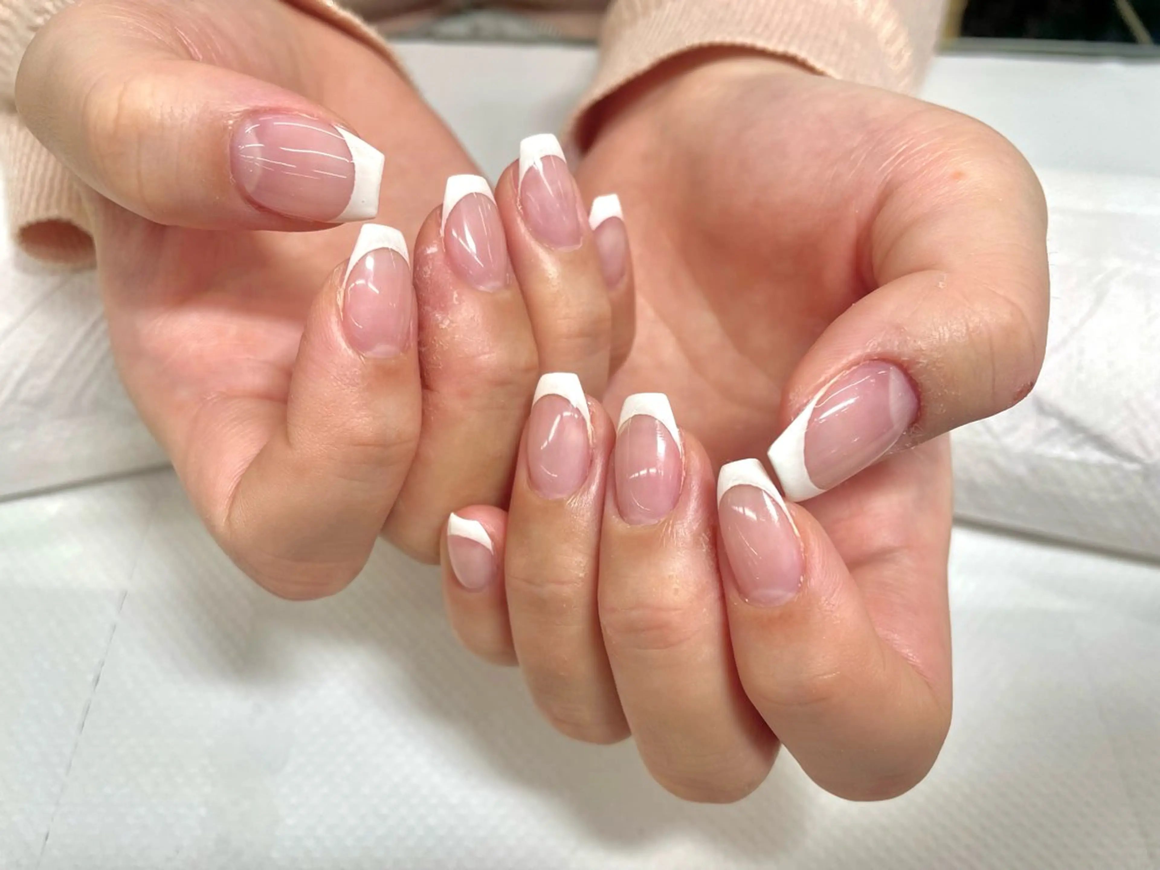 ネイル フレンチネイル MAXKELLY大阪所属・Hosokawa Sayakaのネイルデザイン