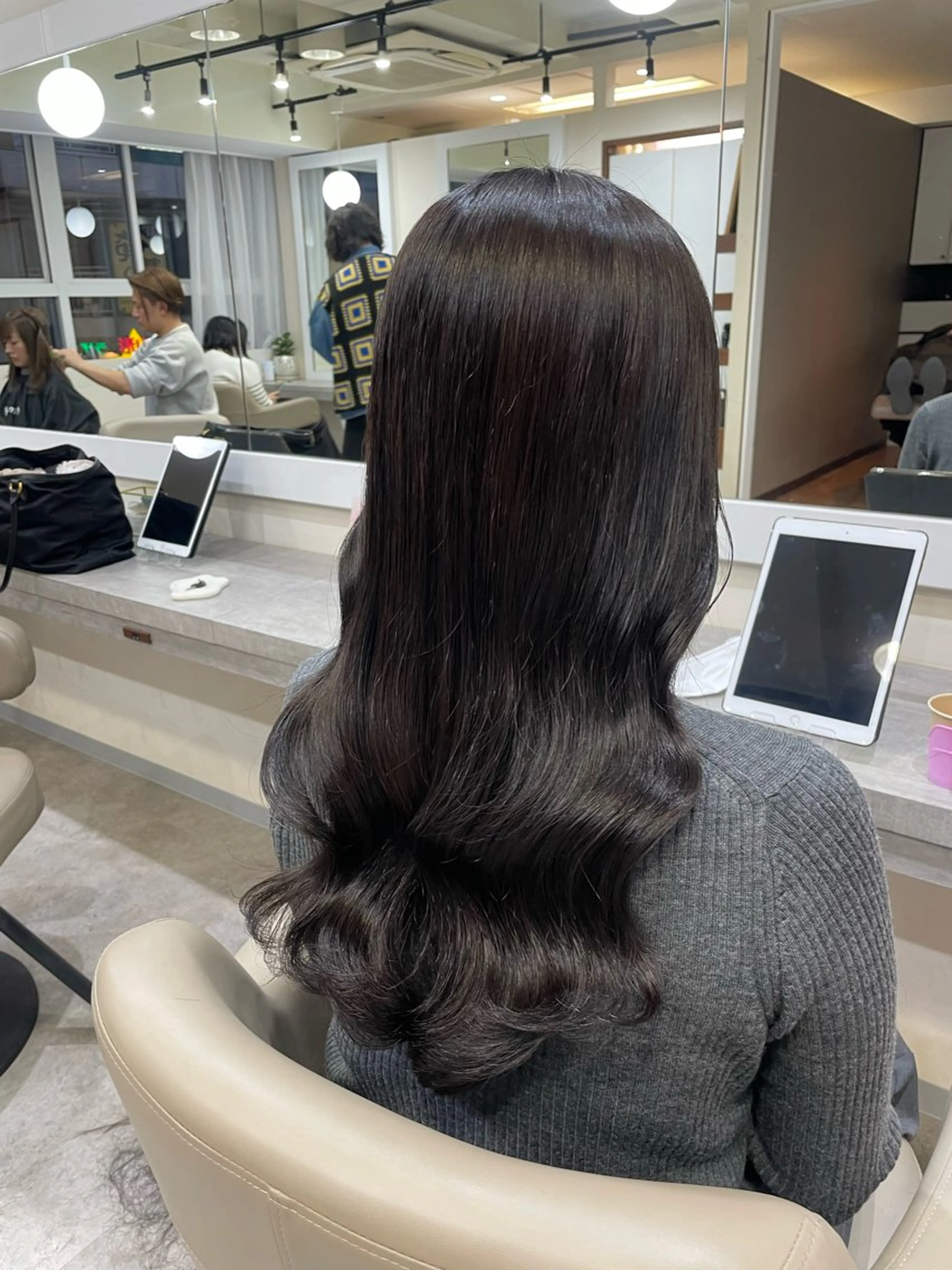 ロング パーマ 韓国風パーマ/ヘア セット/店長みづきのヘアスタイル