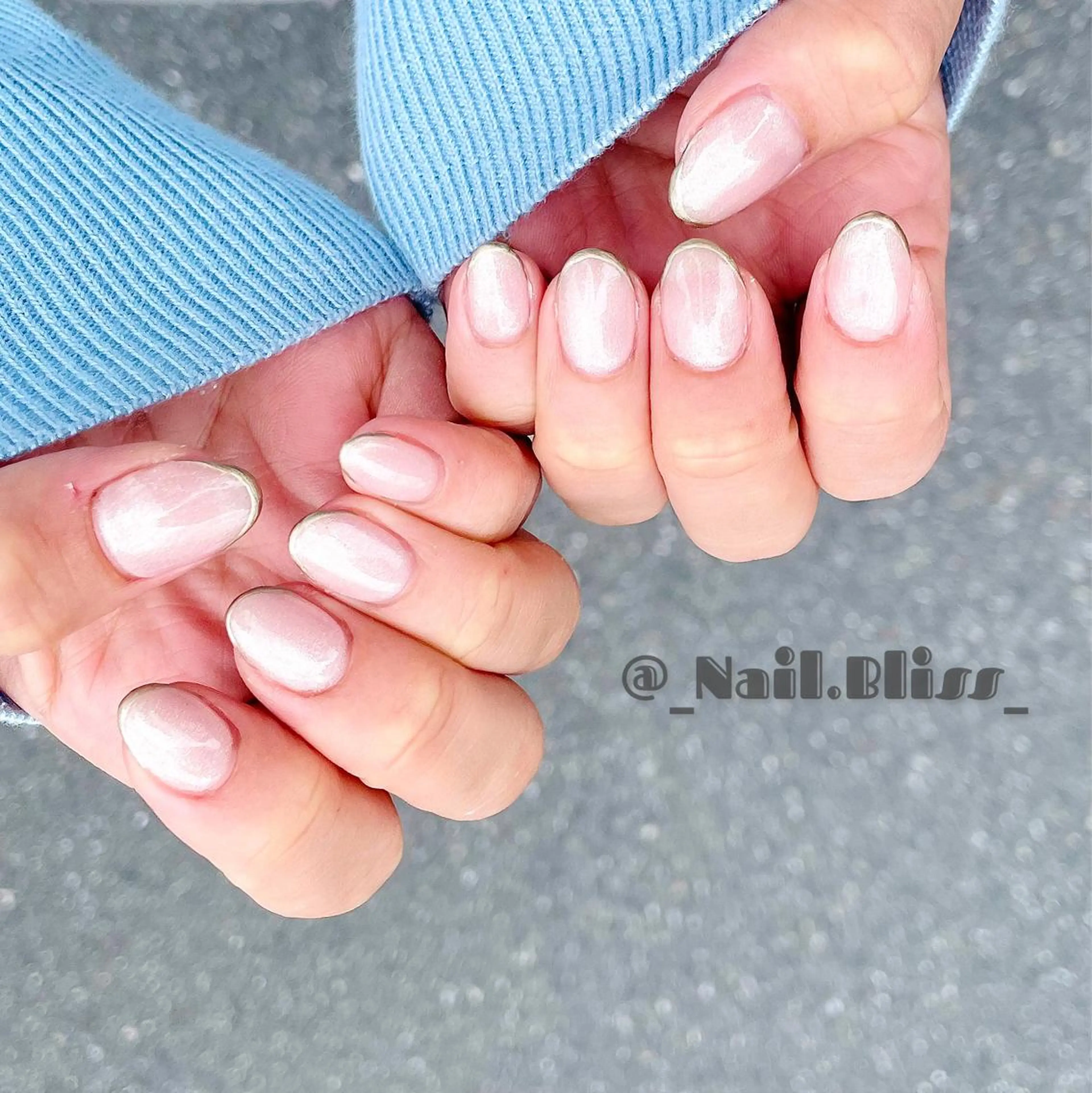 ネイル フレンチネイル シンプルネイル ハンドネイル NAIL BLISSのネイルデザイン
