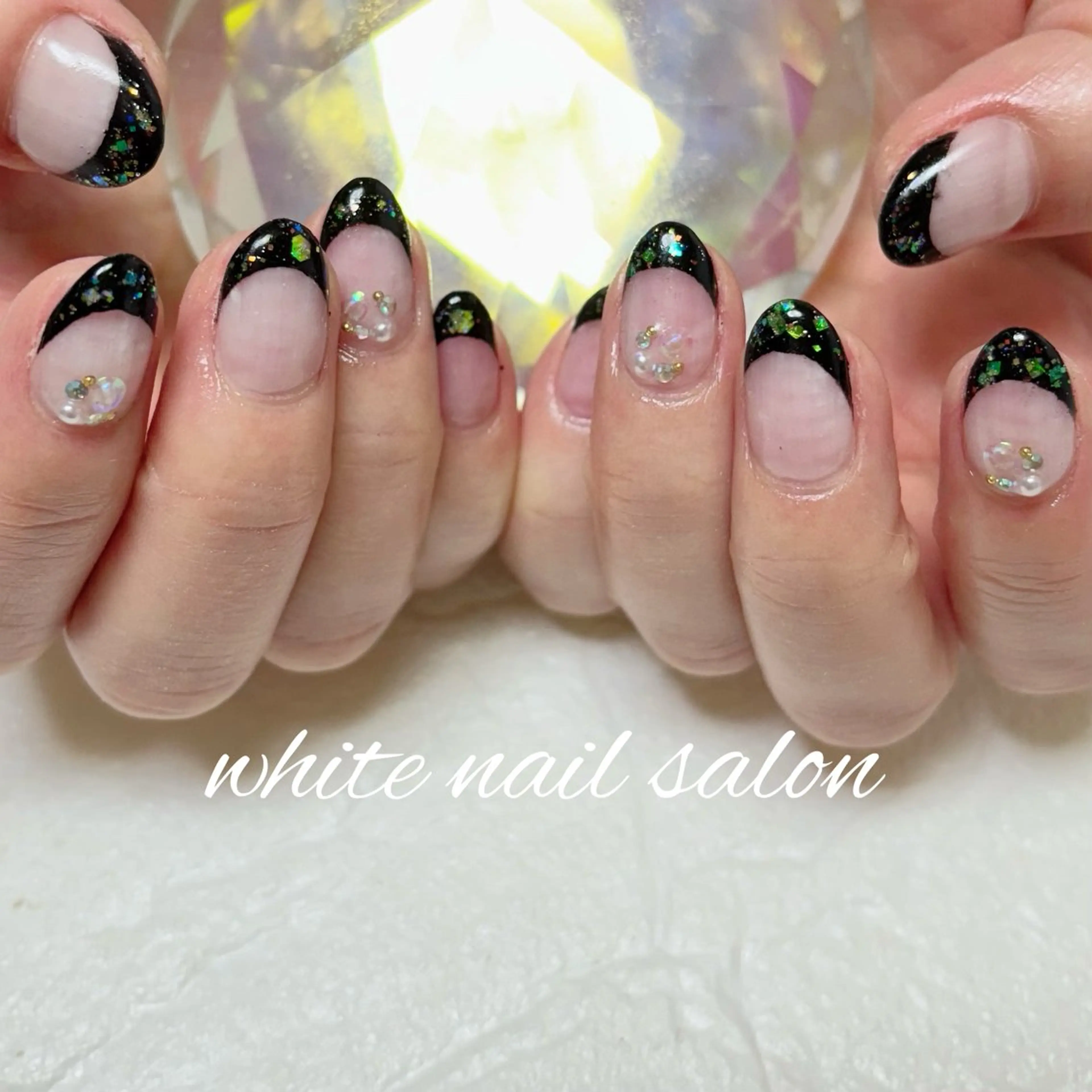 ネイル フットネイル ハンドネイル white nail salonのネイルデザイン
