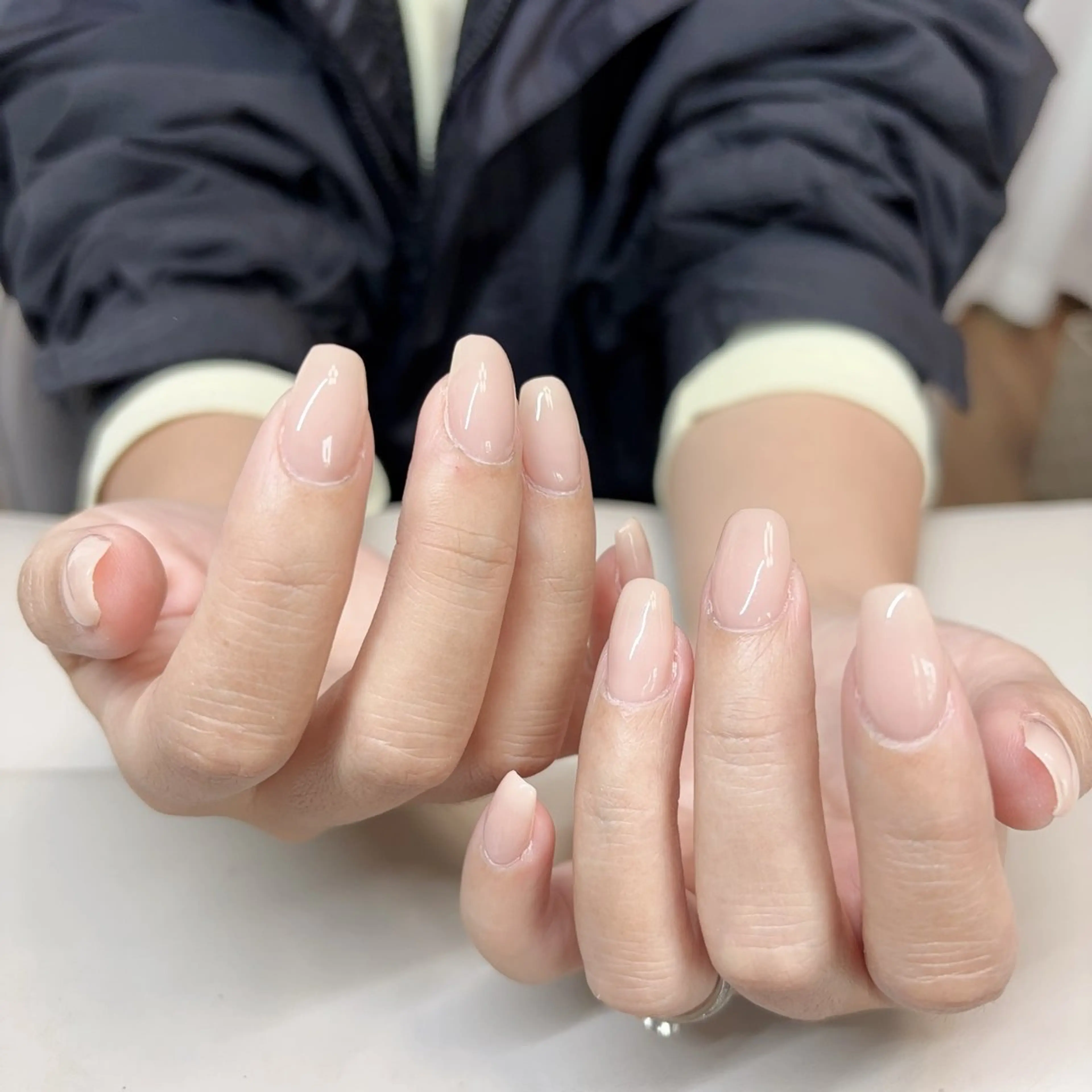 ネイル アニマル柄 アートネイル オーロラネイル べっ甲ネイル ブラウン Rika Nail ellaのネイルデザイン