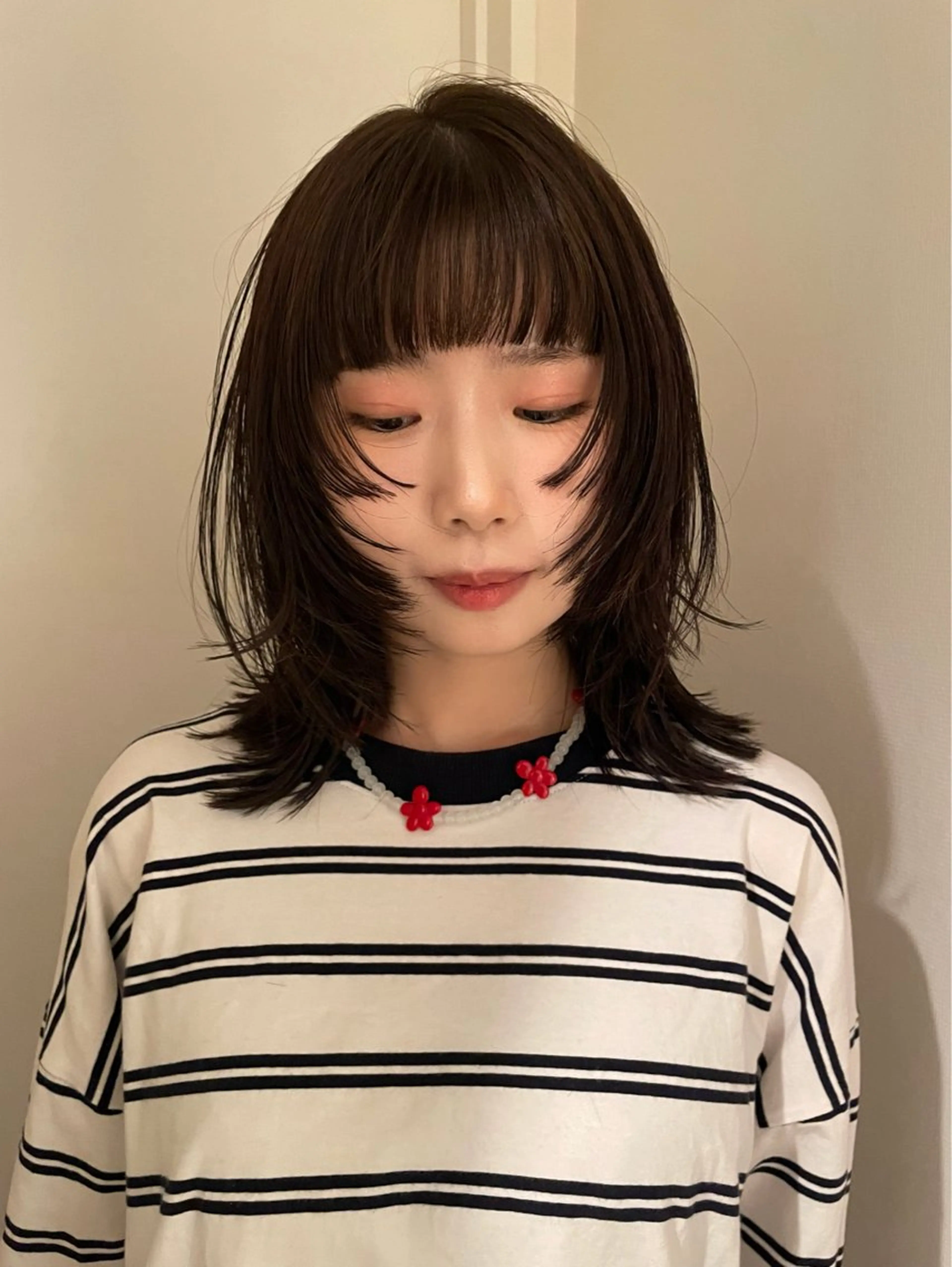 セミロング 和田 英梨香のヘアスタイル