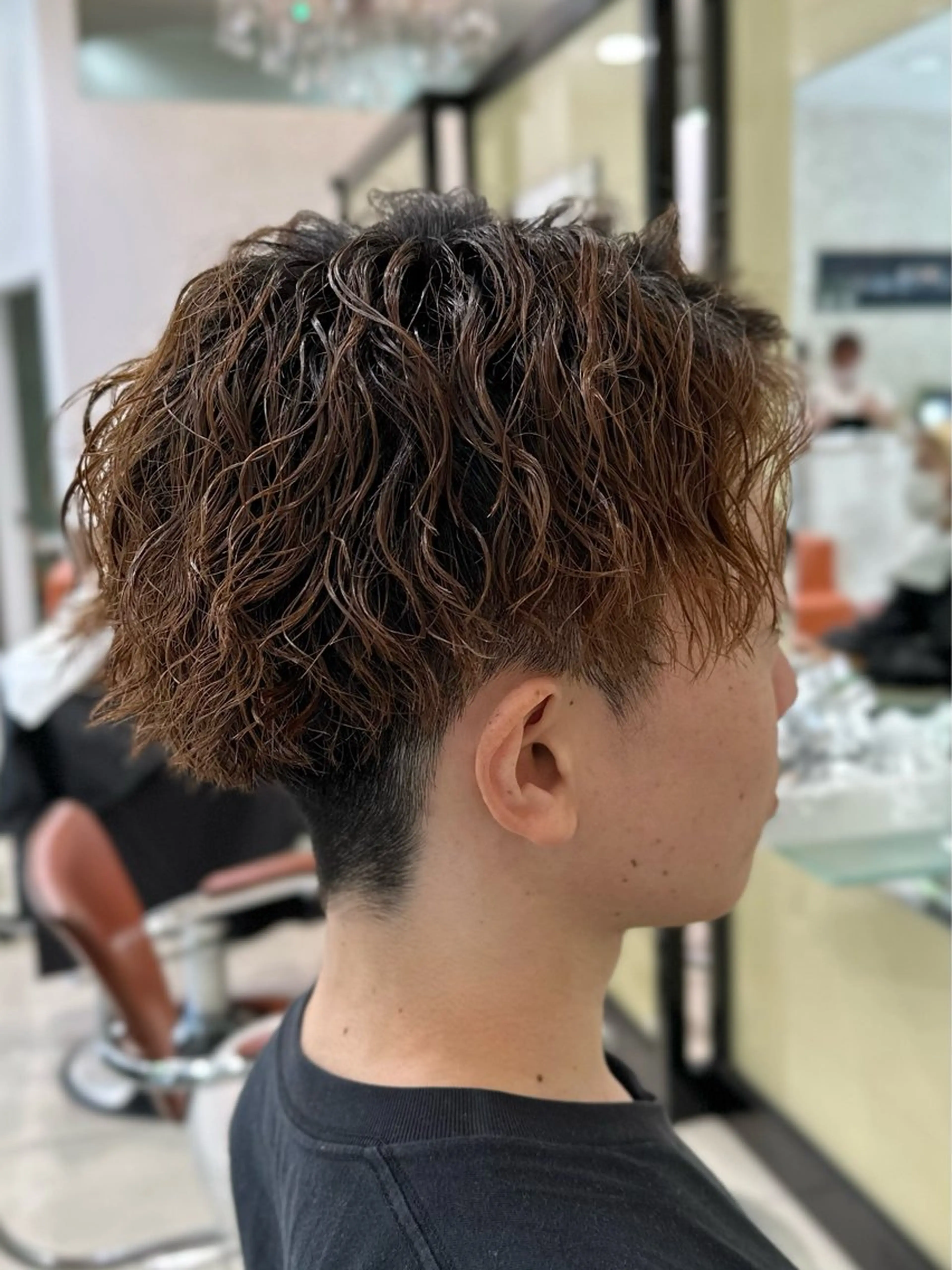 ショート パーマ メンズ 井上 武輝のヘアスタイル