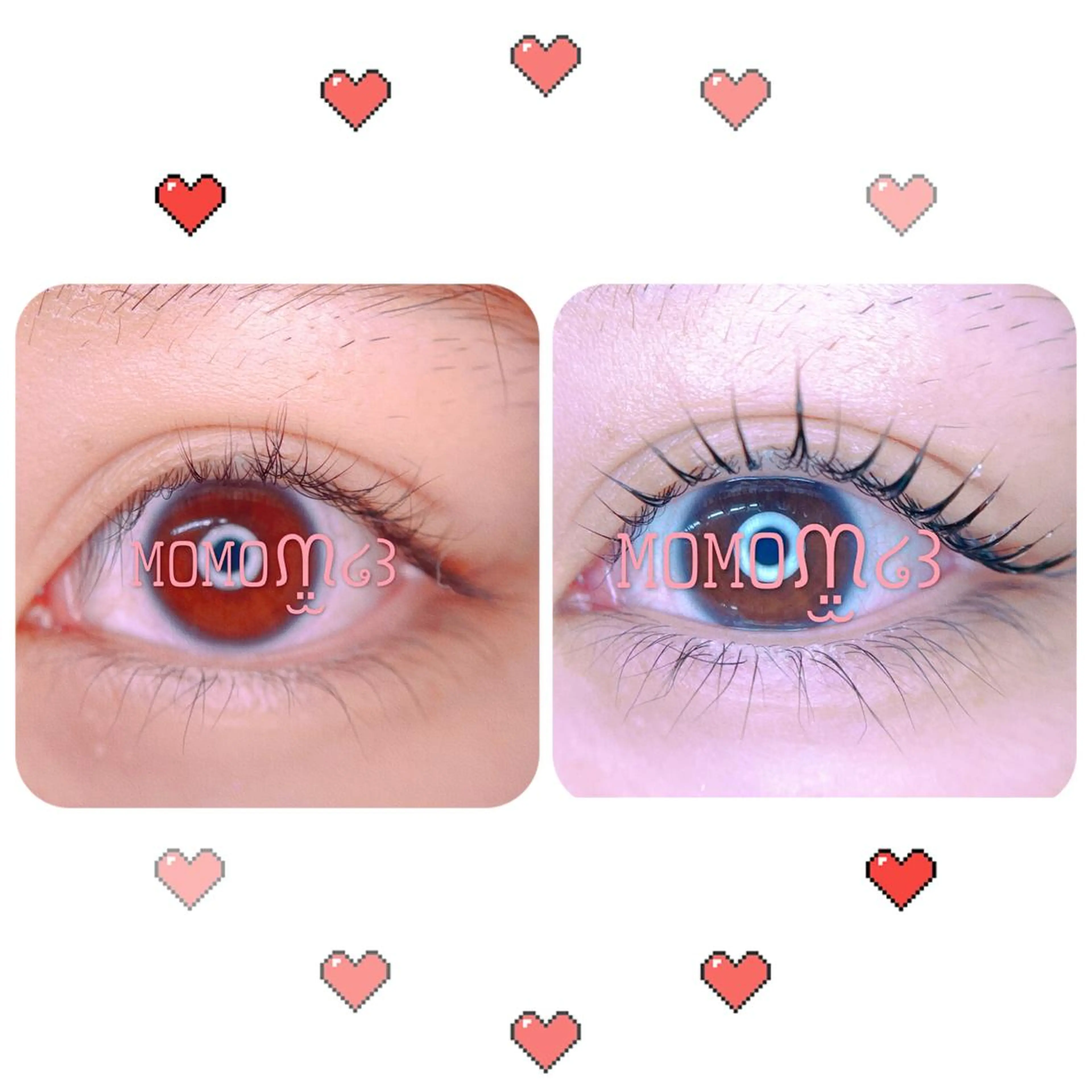 マツエク・マツパ フラットラッシュ ナチュラル パリジェンヌラッシュリフト 下まつげエクステ 一重×まつ毛パーマ モテデザインのプロ モモ🍑のマツエク・マツパデザイン