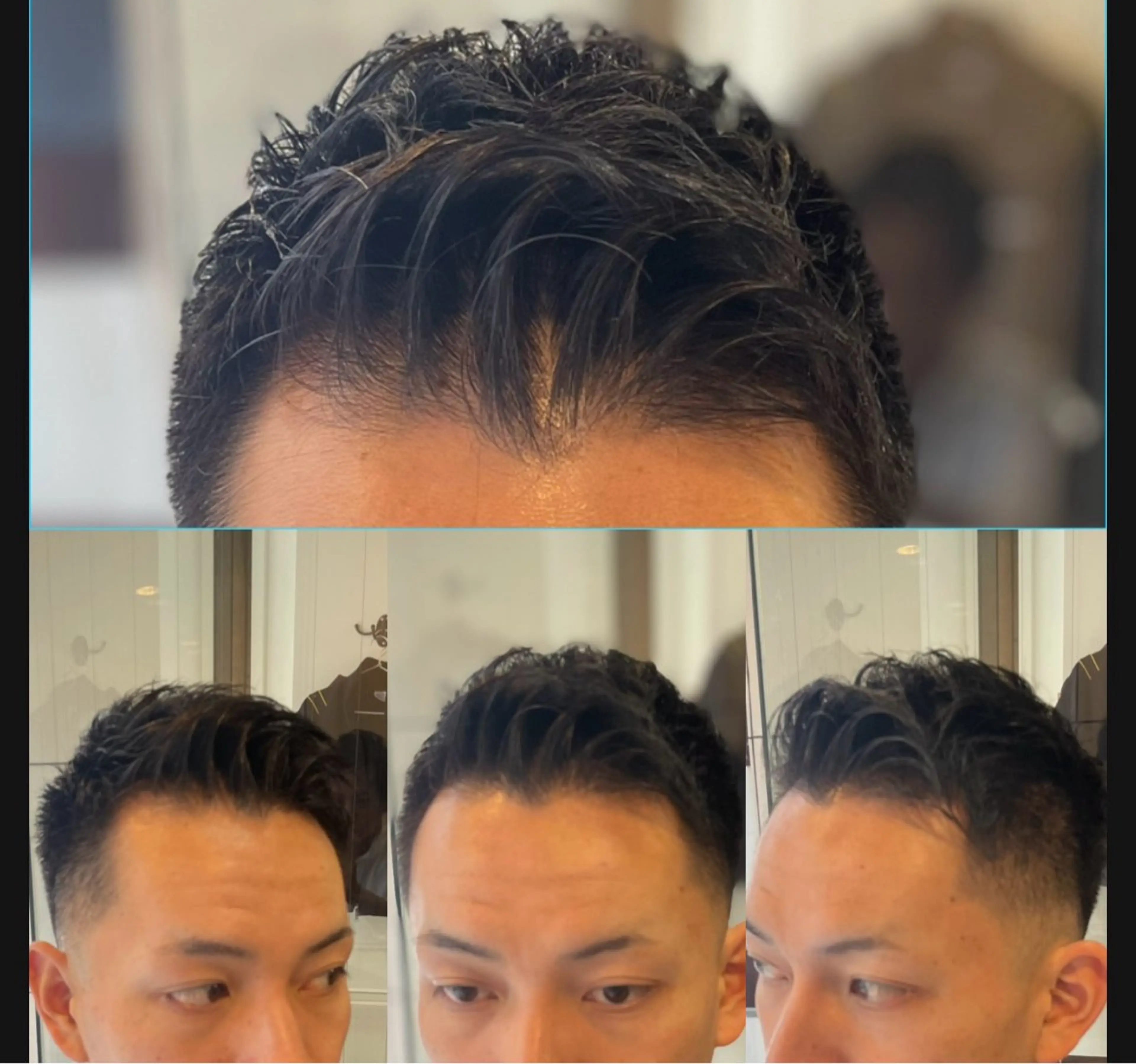 ショート メンズ アップバング ショートヘア 渡邉 直登のヘアスタイル