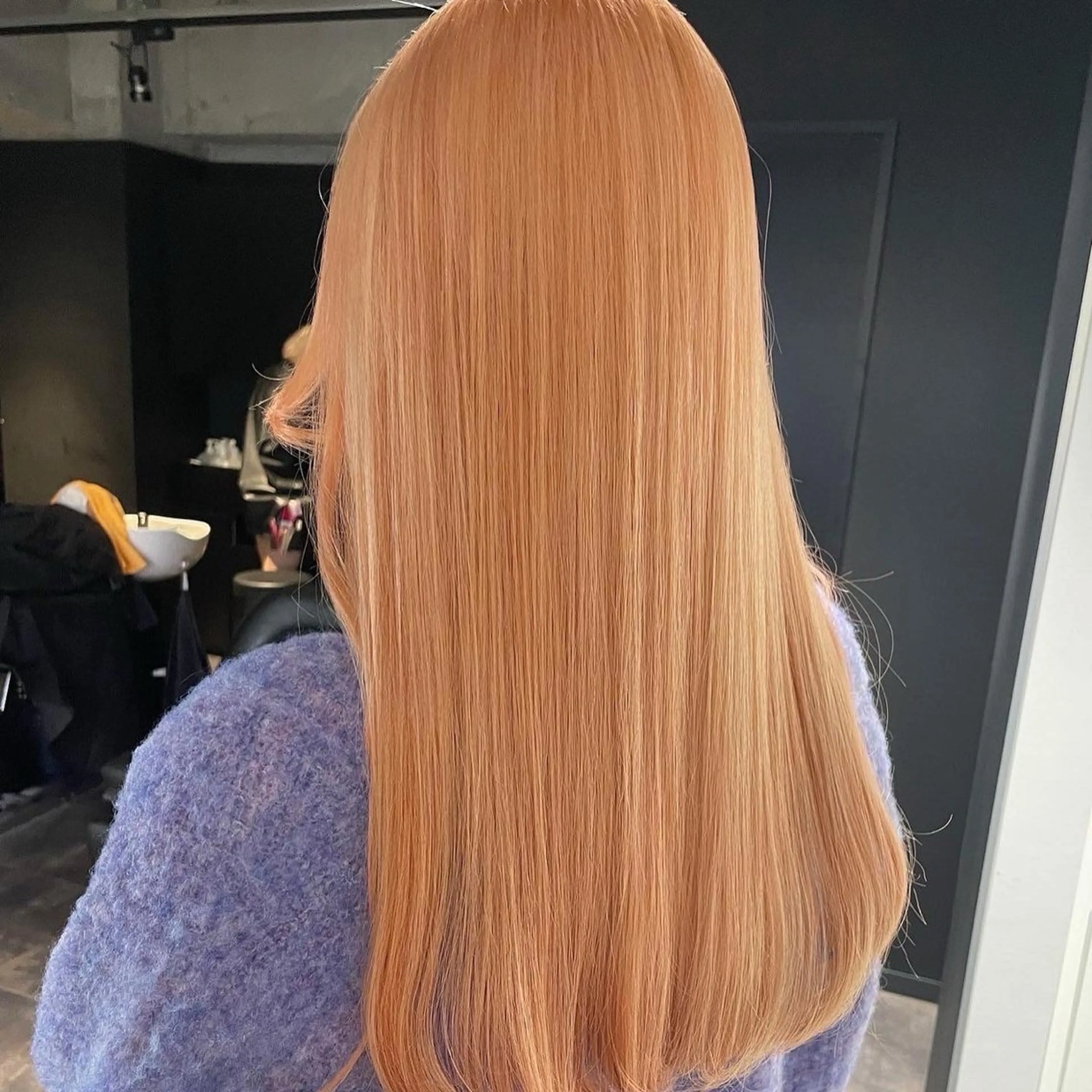 ロング カラー ハイトーン髪質改善 🫧大阪/kanonのヘアスタイル