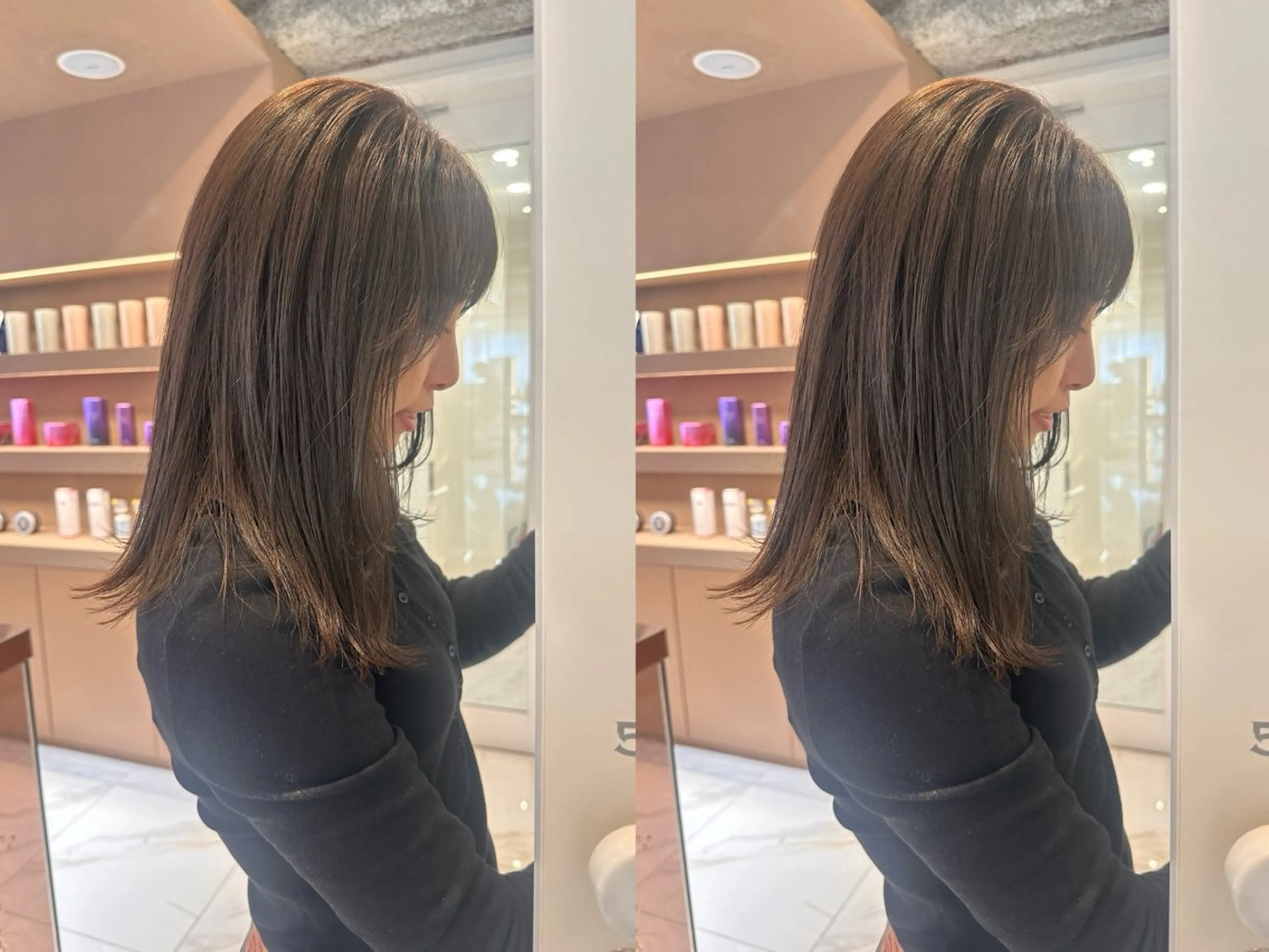 ミディアム カットモデル募集 長谷川のヘアスタイル