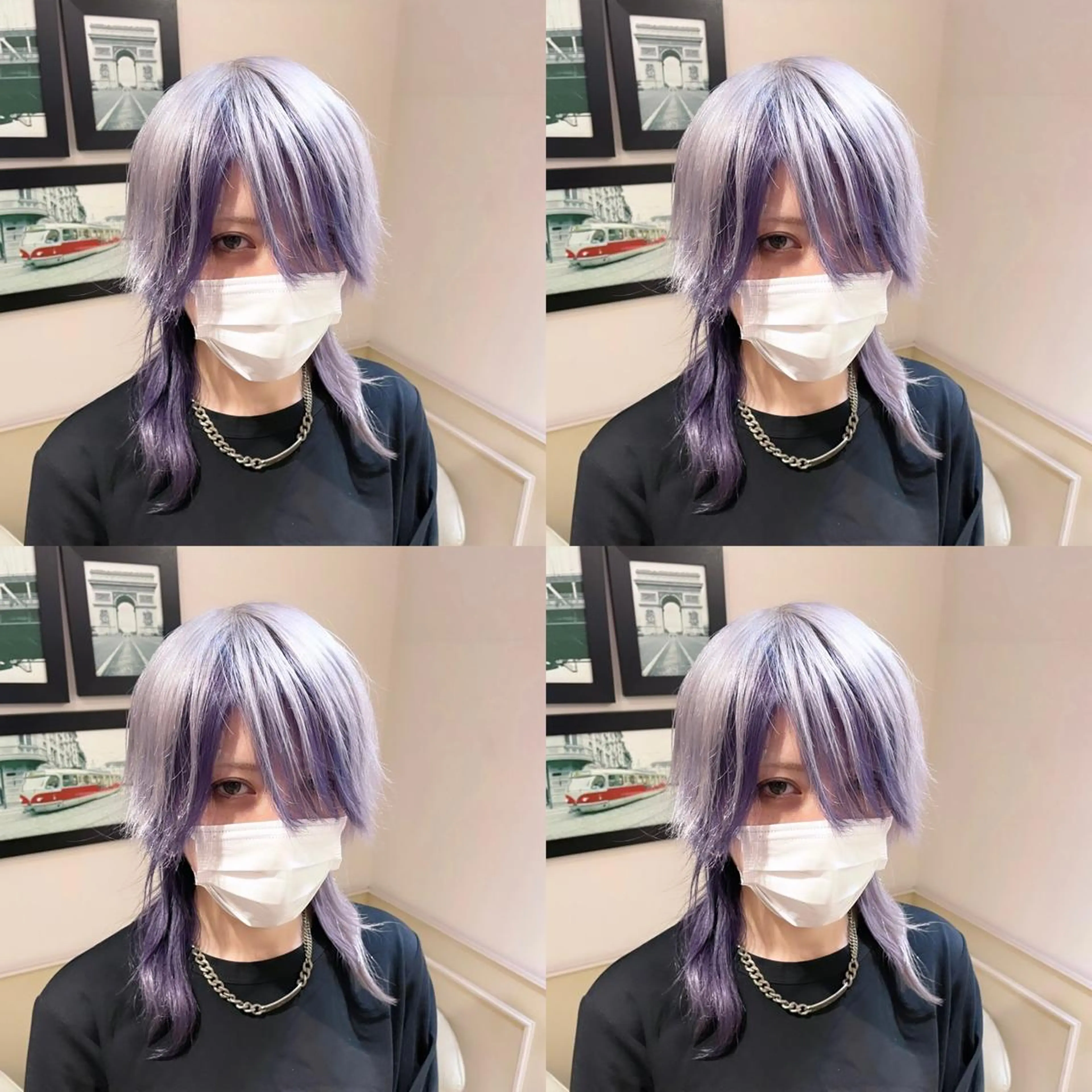 ミディアム カラー ラベンダーカラー 🌟トップデザイナー 高橋🌟のヘアスタイル