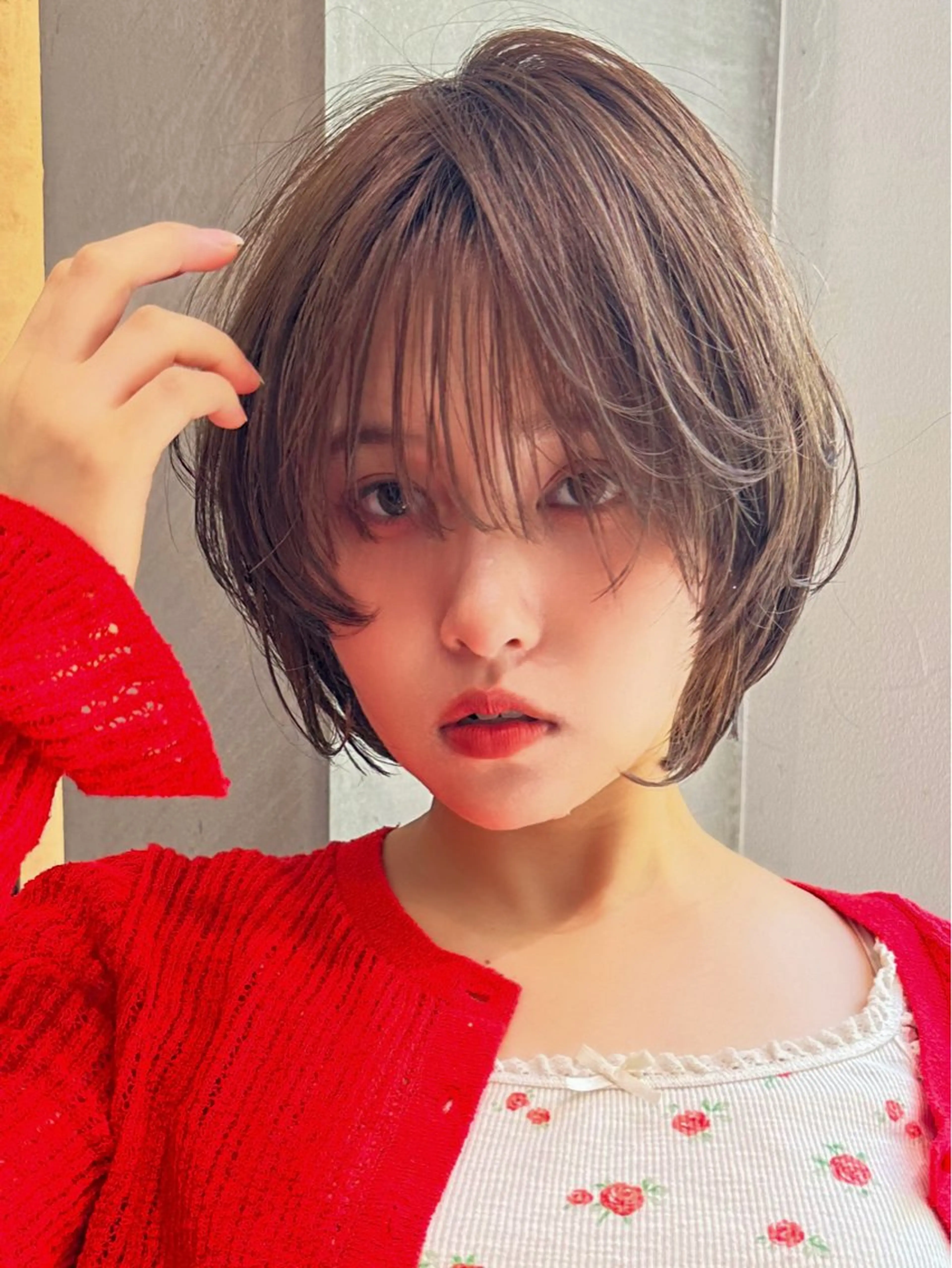 ショート カット ヘアカラー トリートメント ヘッドスパ taiga レイヤー /髪質改善/矯正🌈のヘアスタイル