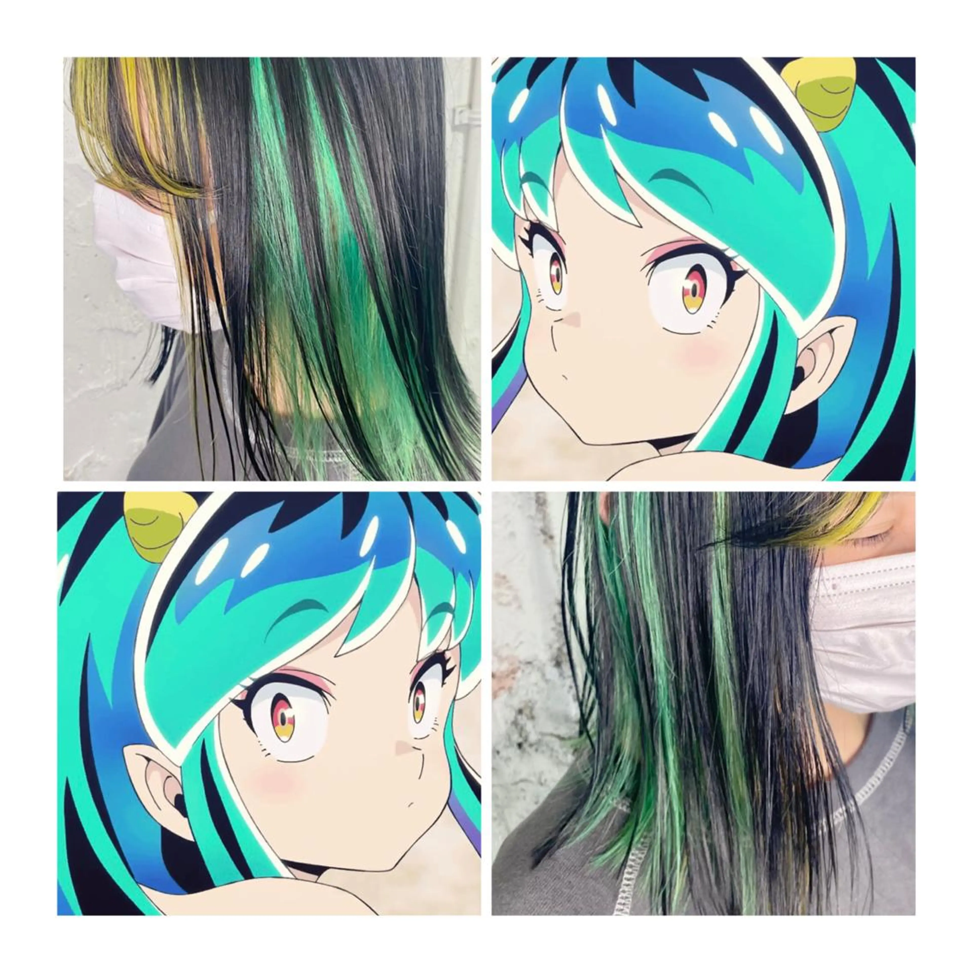 カラー ブリーチ GARU-ガル-所属・TSUNO🦖 派手髪/オタク美容師のヘアスタイル