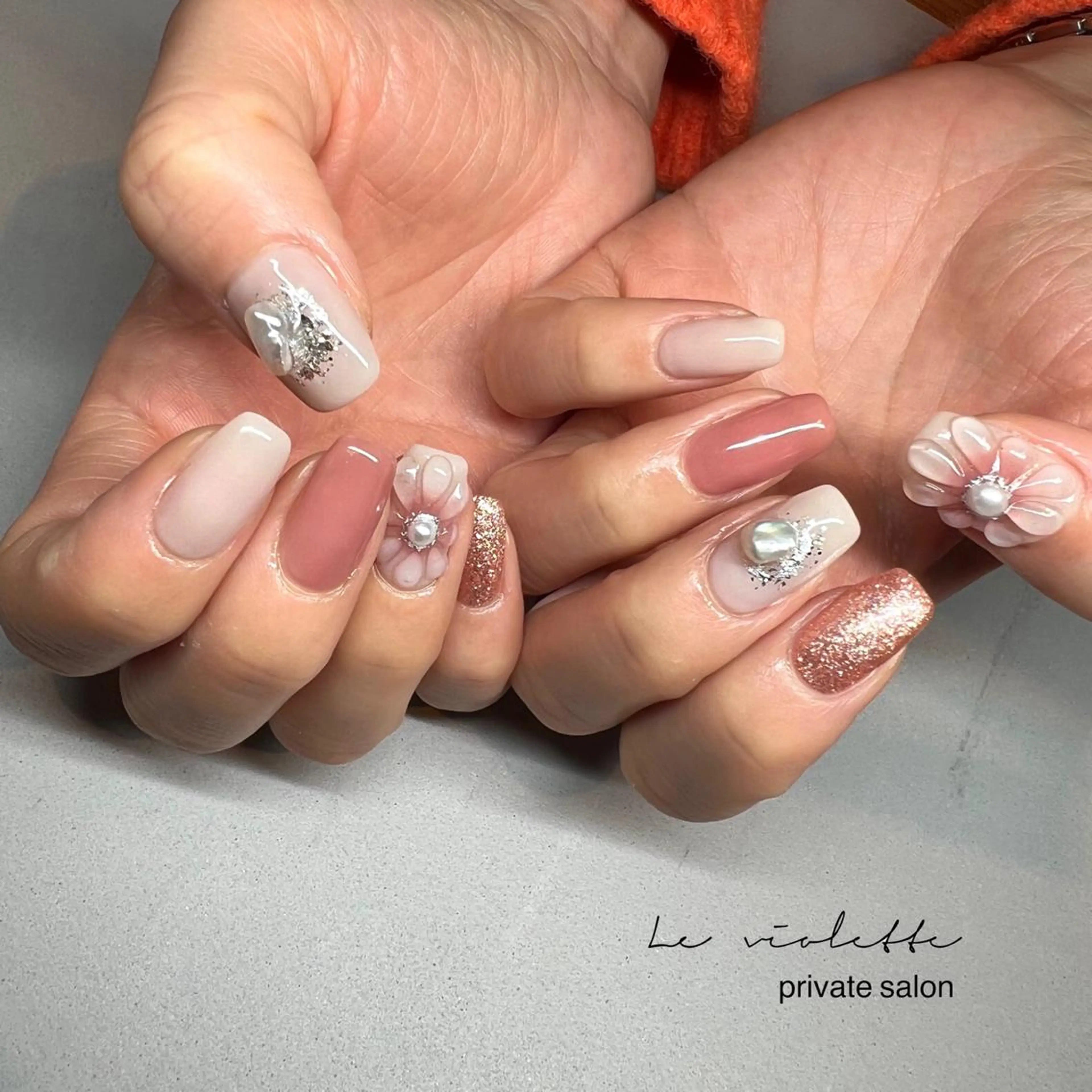 ネイル ハンドネイル le violetteのネイルデザイン