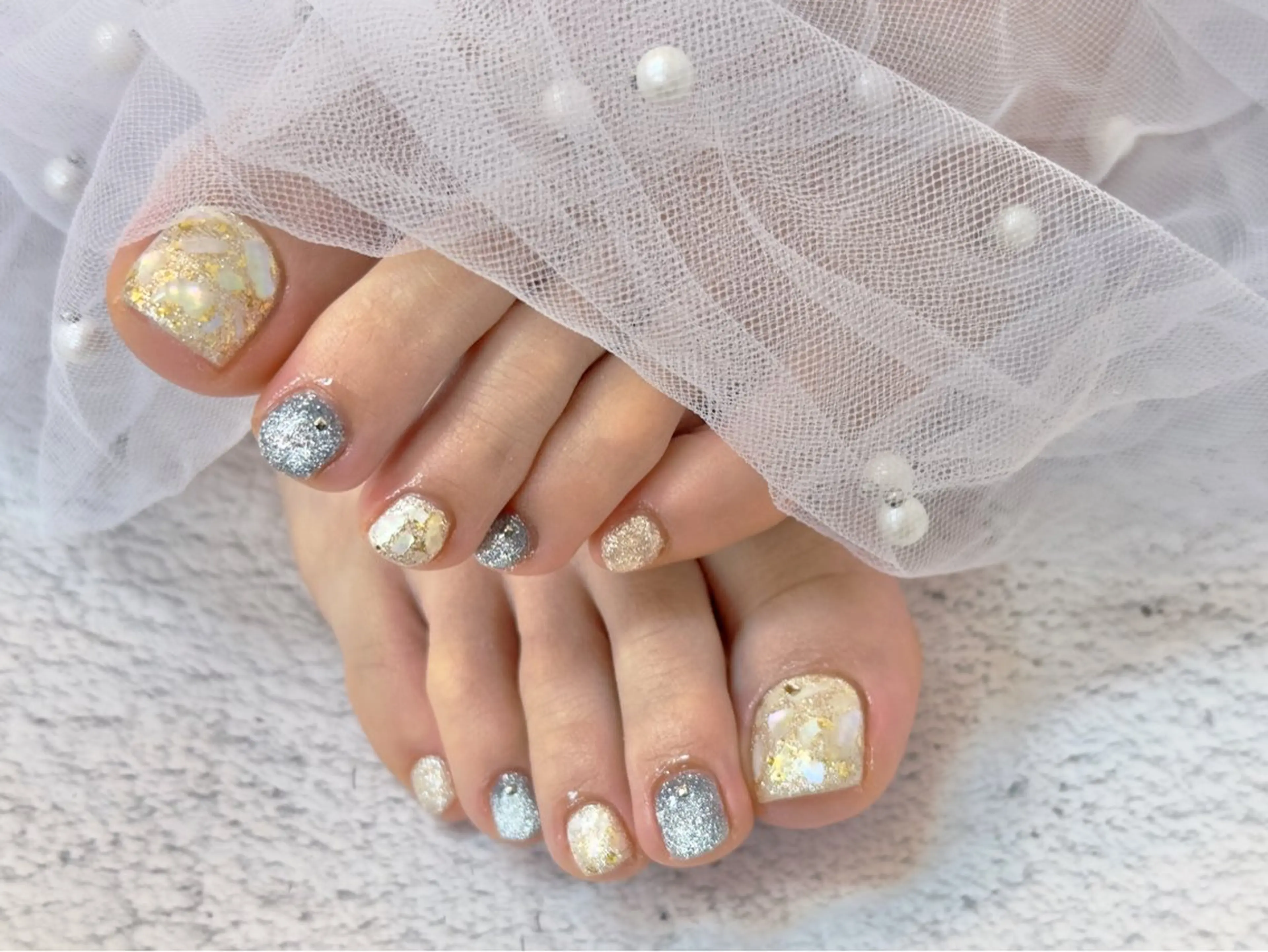 ネイル フットネイル Queennail 北堀江AYAのネイルデザイン