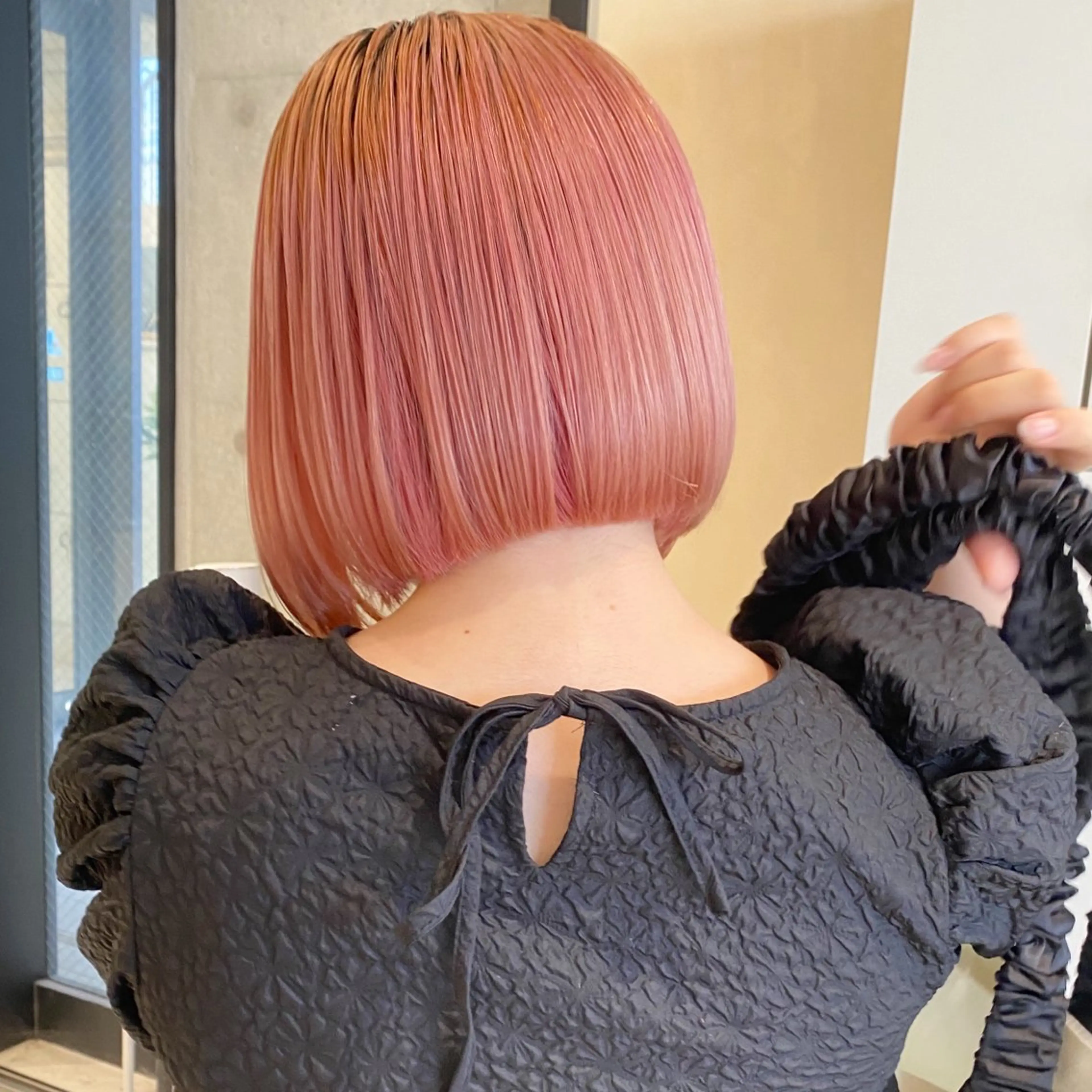 ショート カラー ボブ/ミニボブ 透明感カラーkadoのヘアスタイル