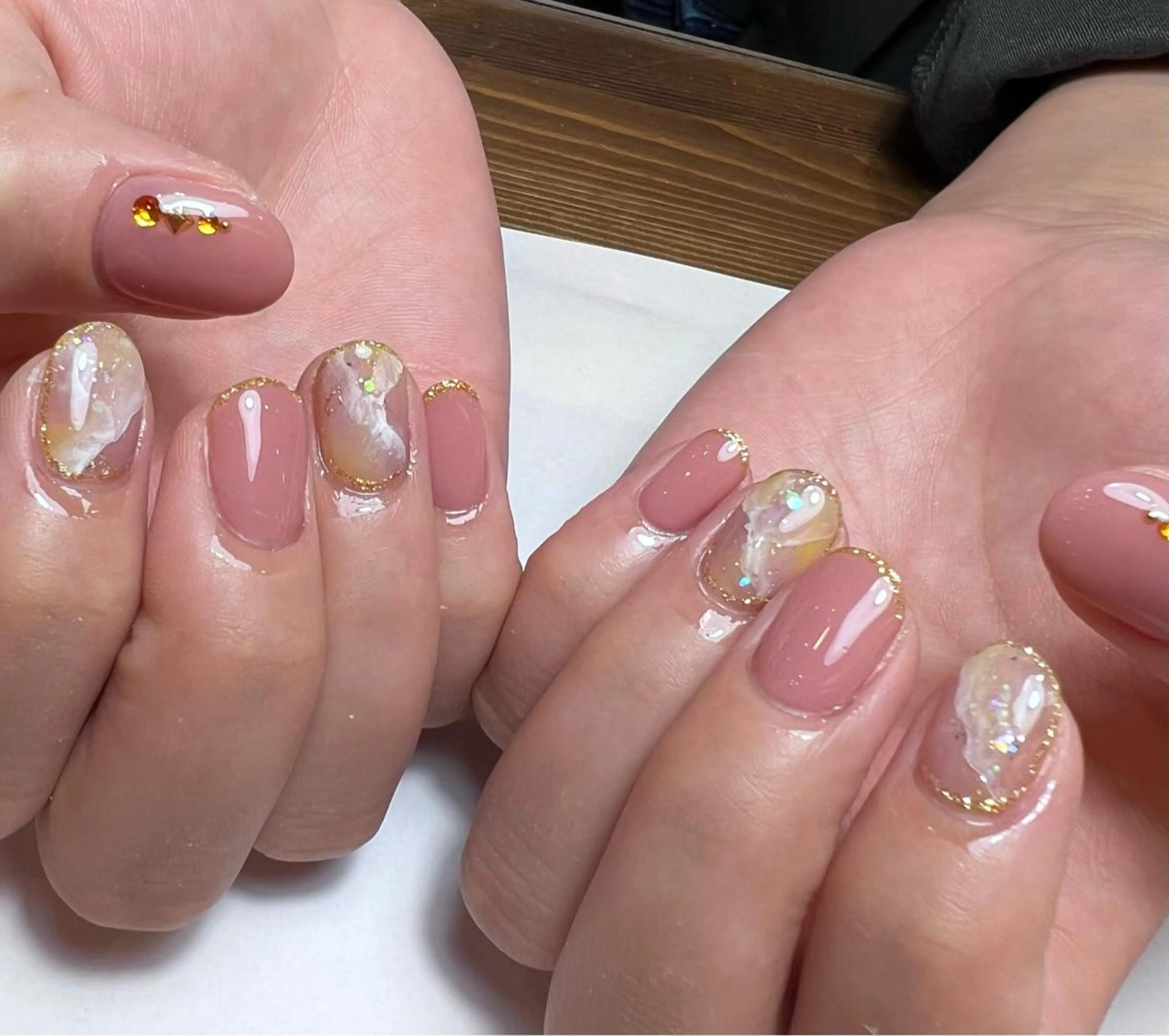 ミディアム 【爪の育成専門】深爪・むしり癖・丸い爪・ガサガサなど　　Rio nail所属・Rio nail まなみのネイルデザイン