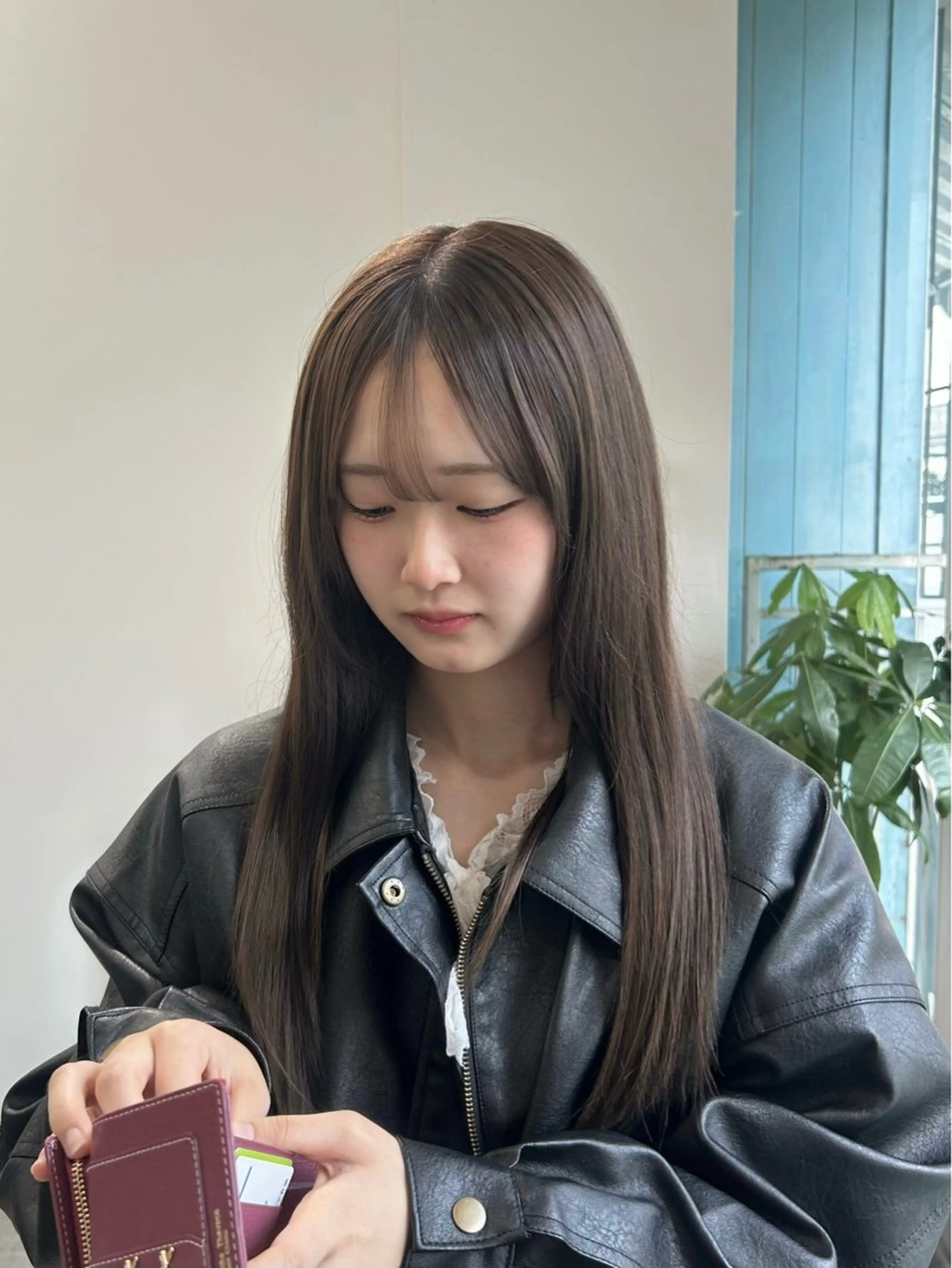 ミディアム カラー ヘアカラー 金澤 希空のヘアスタイル