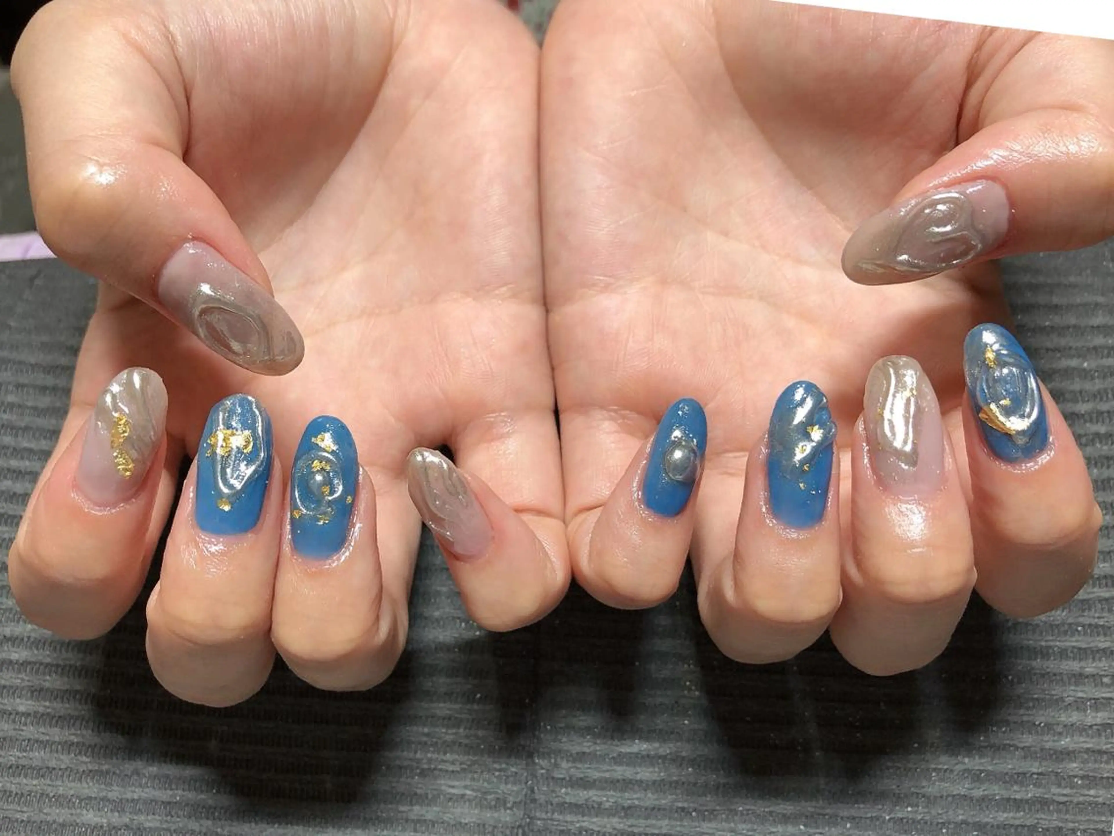 ネイル ミラーネイル ニュアンスネイル ハンドネイル ハンドケア u sのネイルデザイン