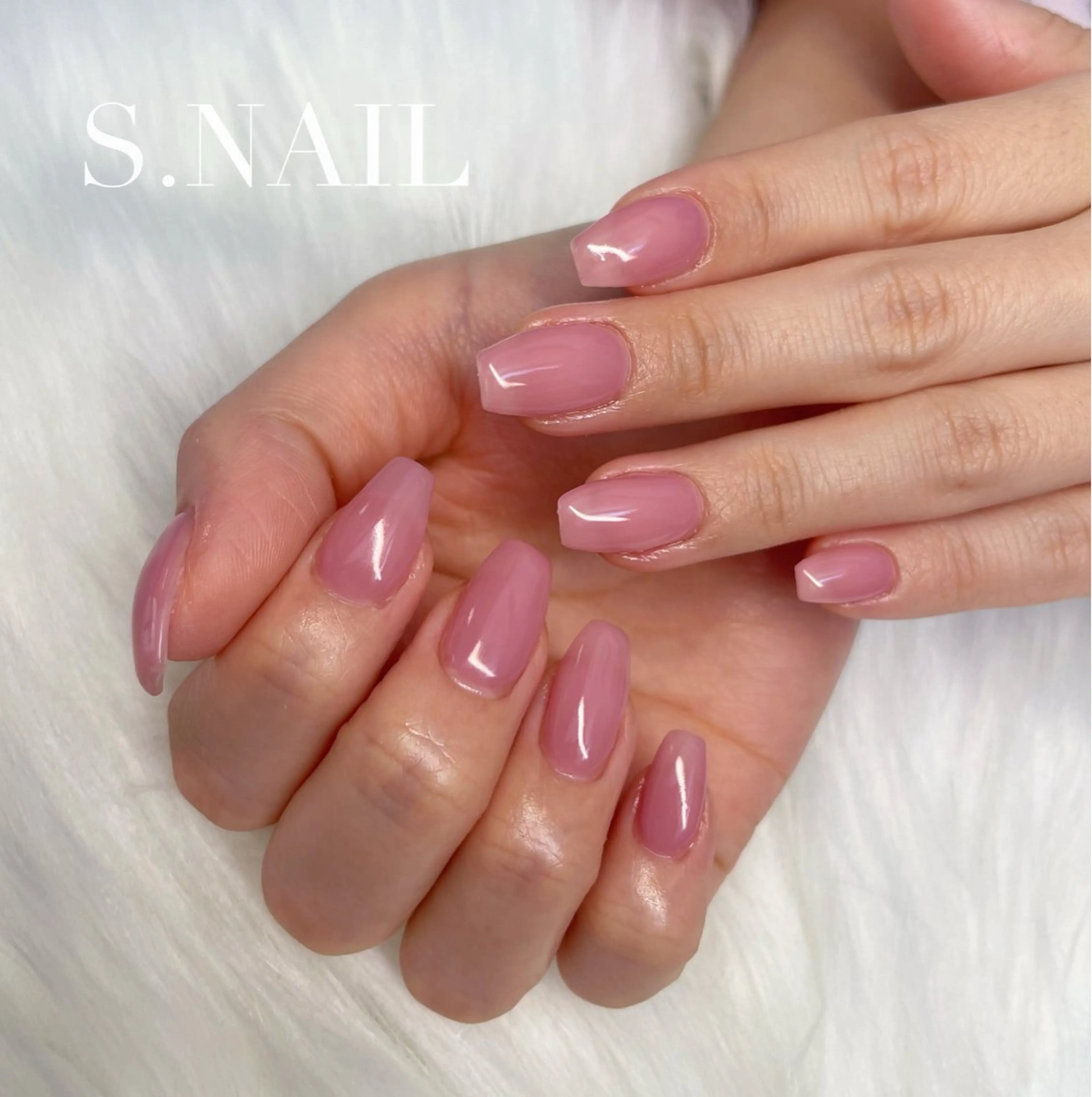 ネイル ワンカラーネイル ハンドネイル S.NAIL Suuのネイルデザイン