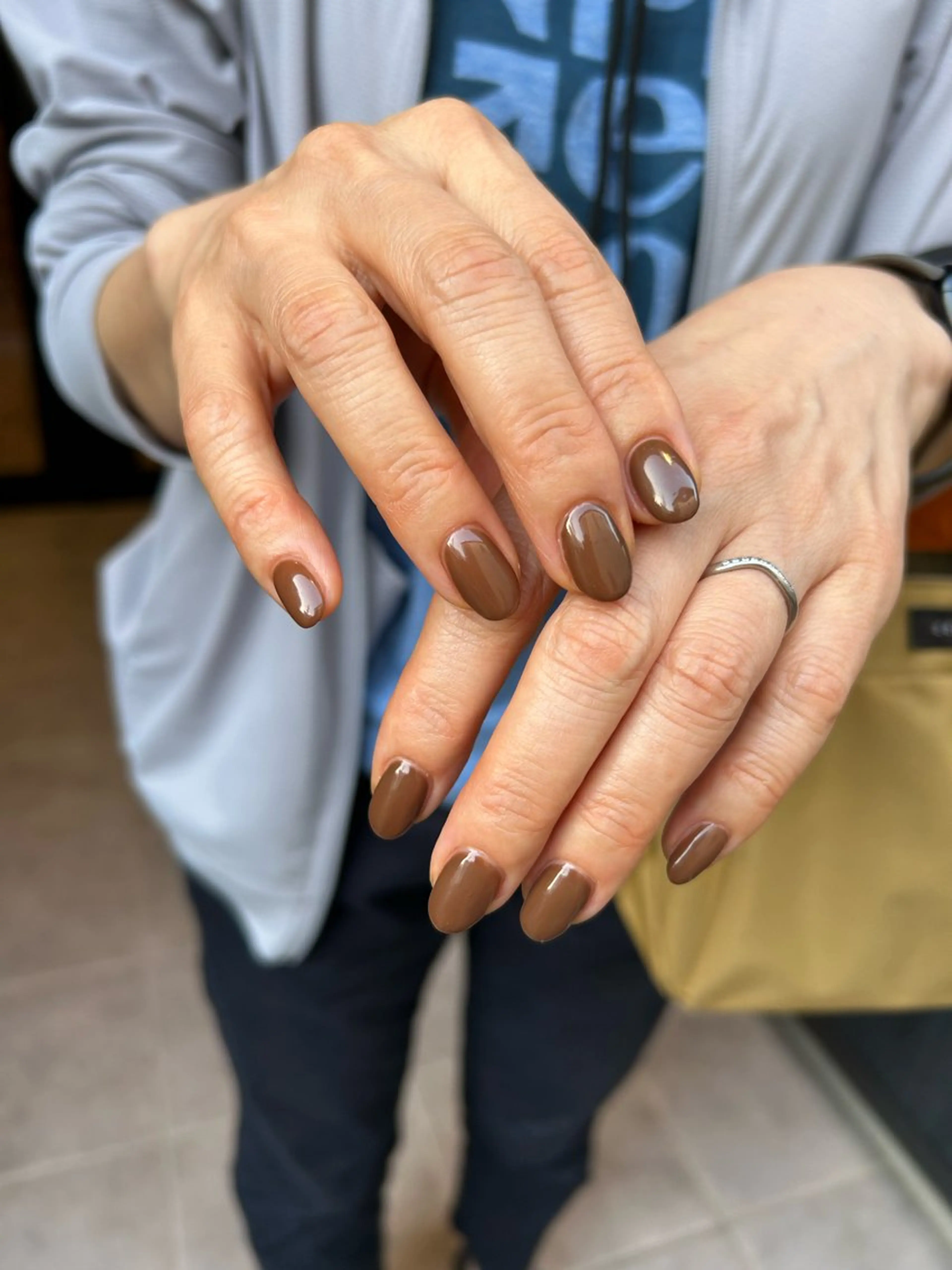 ネイル ブラウン nailworks mのネイルデザイン