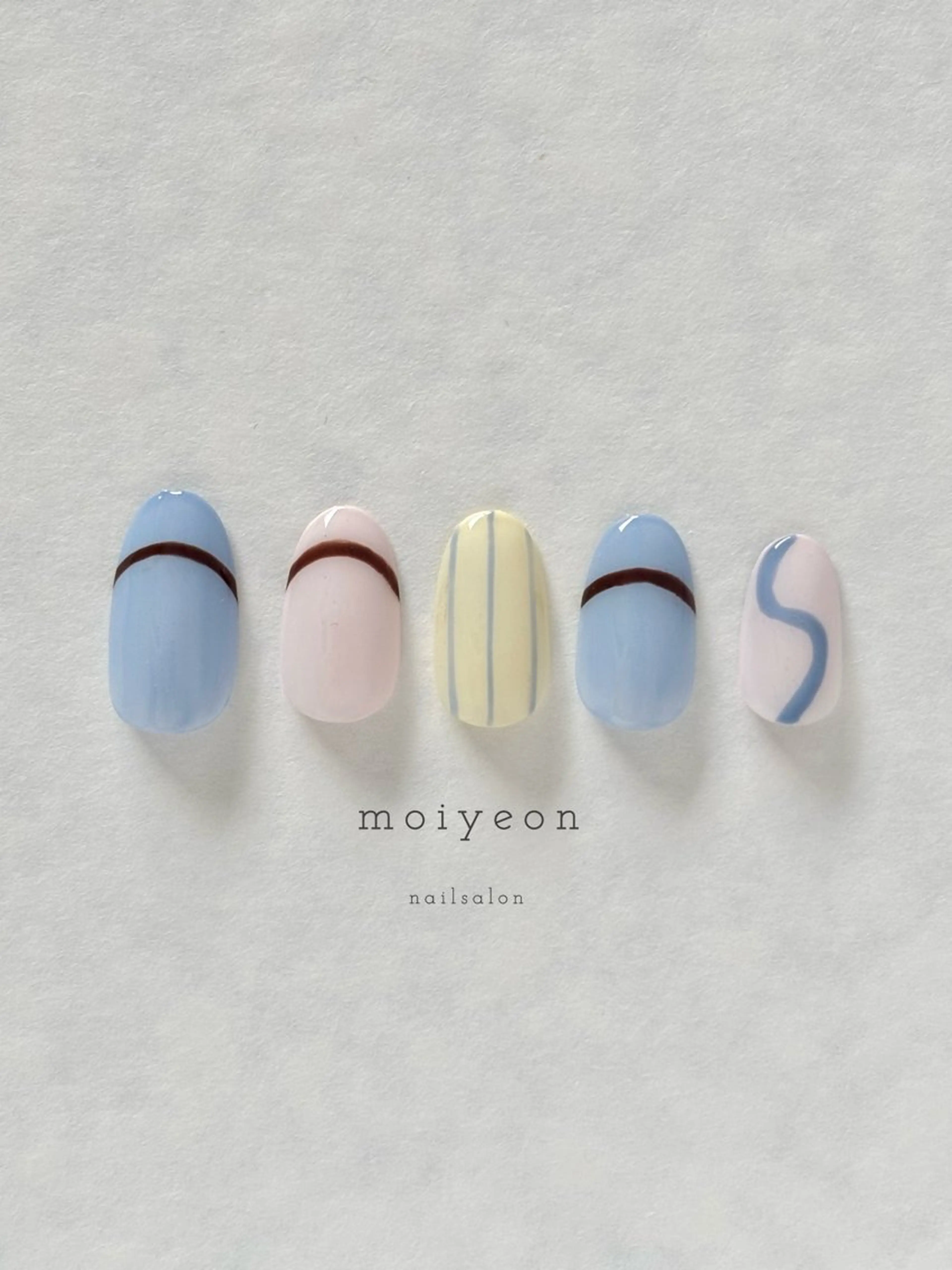 ネイル アートネイル パステルネイル 市川 沙希子のネイルデザイン