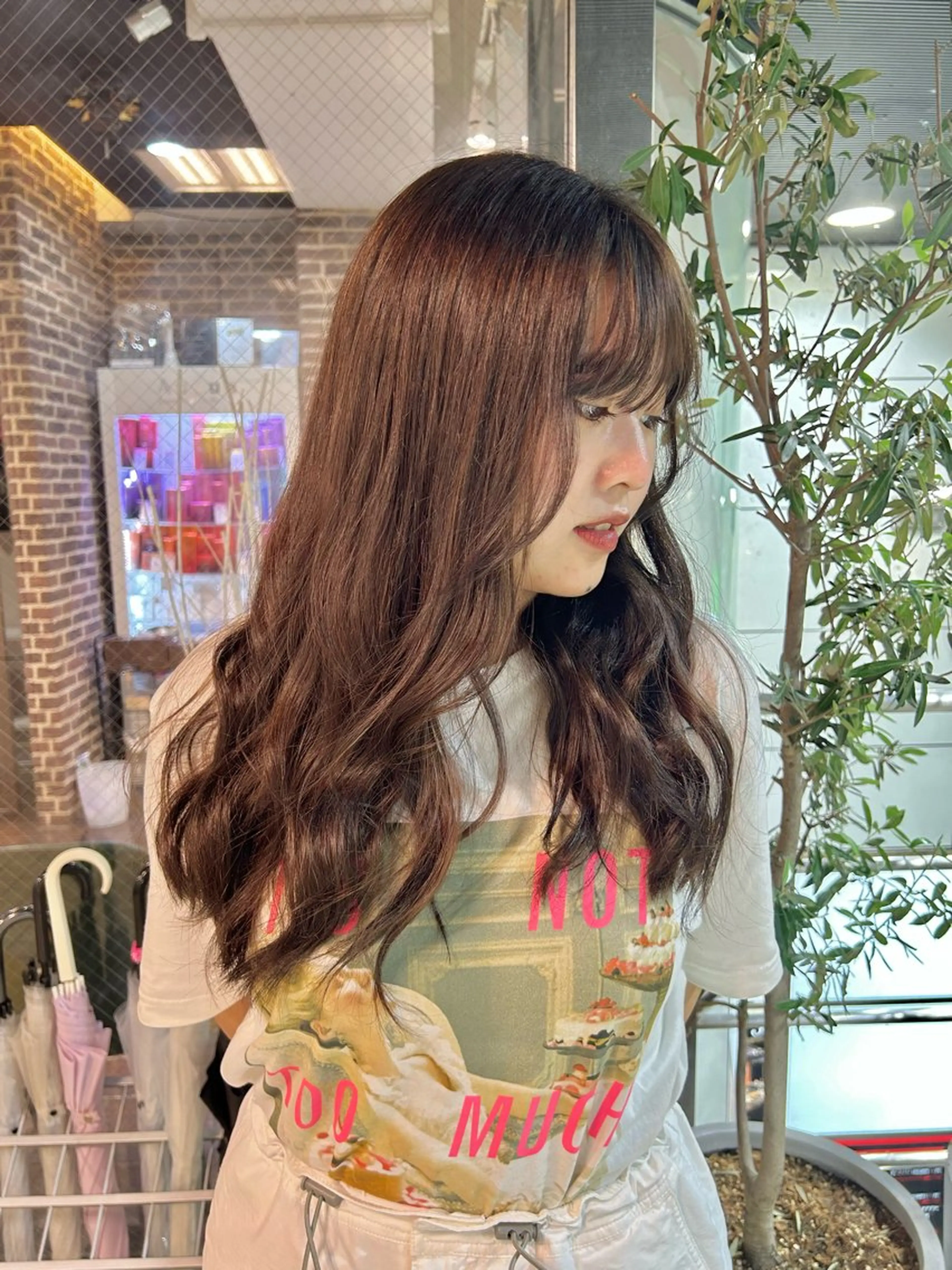 ロング 韓国風カラー 学生 髪質改善 韓国風ヘア トリートメント メンズスタイル Hitomi🐶のヘアスタイル