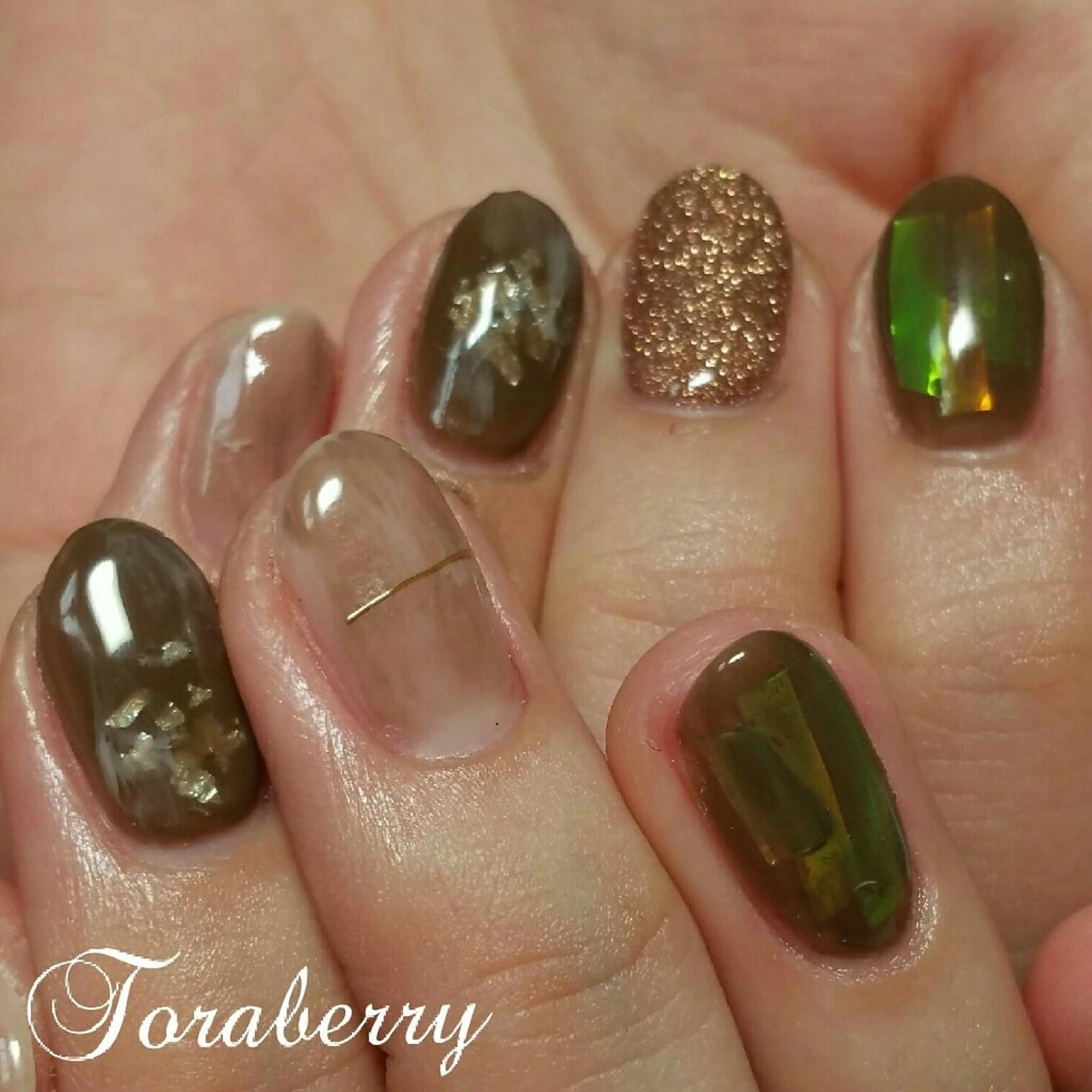 ネイル ニュアンスネイル ハンドネイル ネイリスト なつみのネイルデザイン