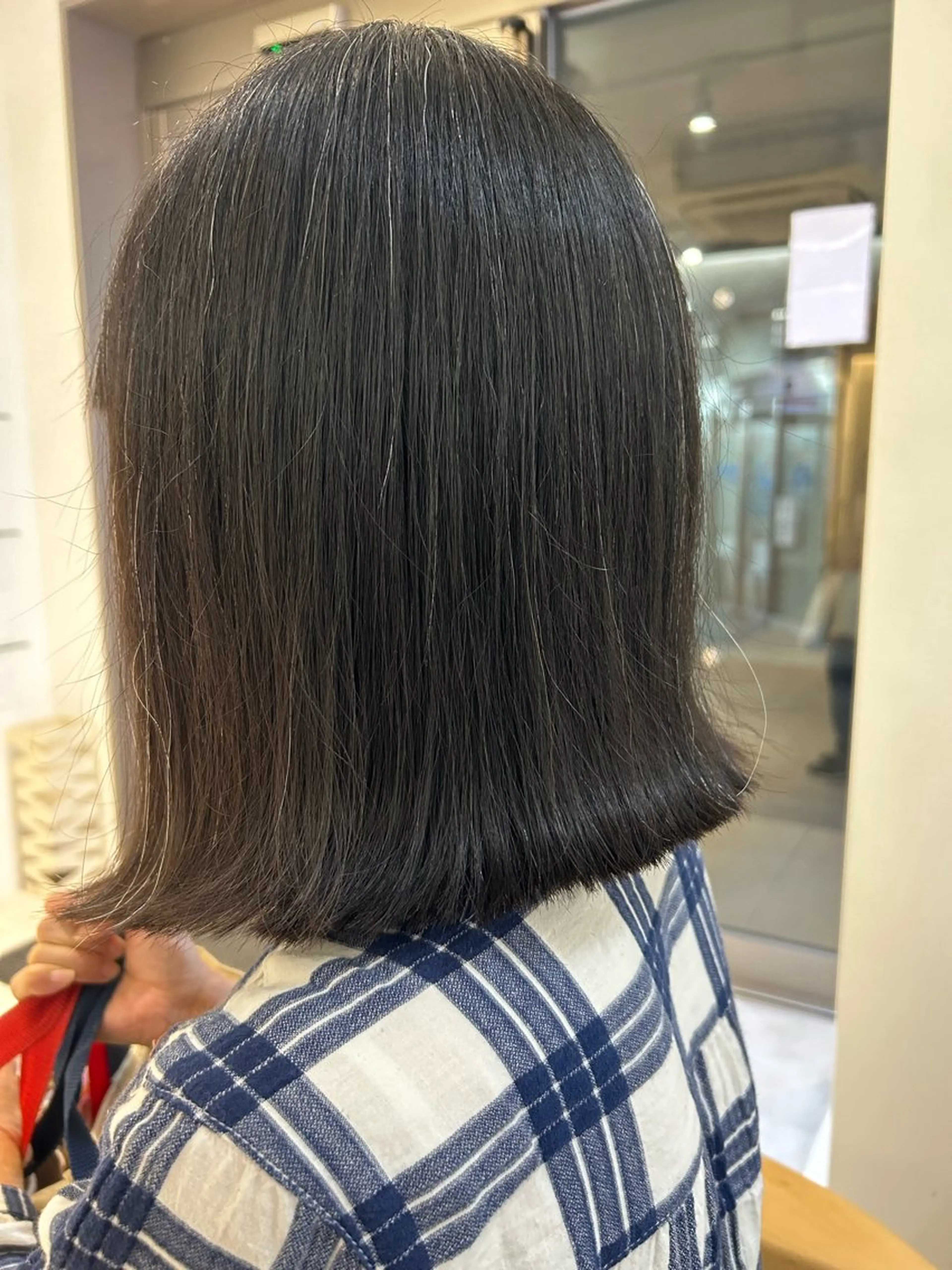 ミディアム 外ハネヘア 玉田 千智のヘアスタイル