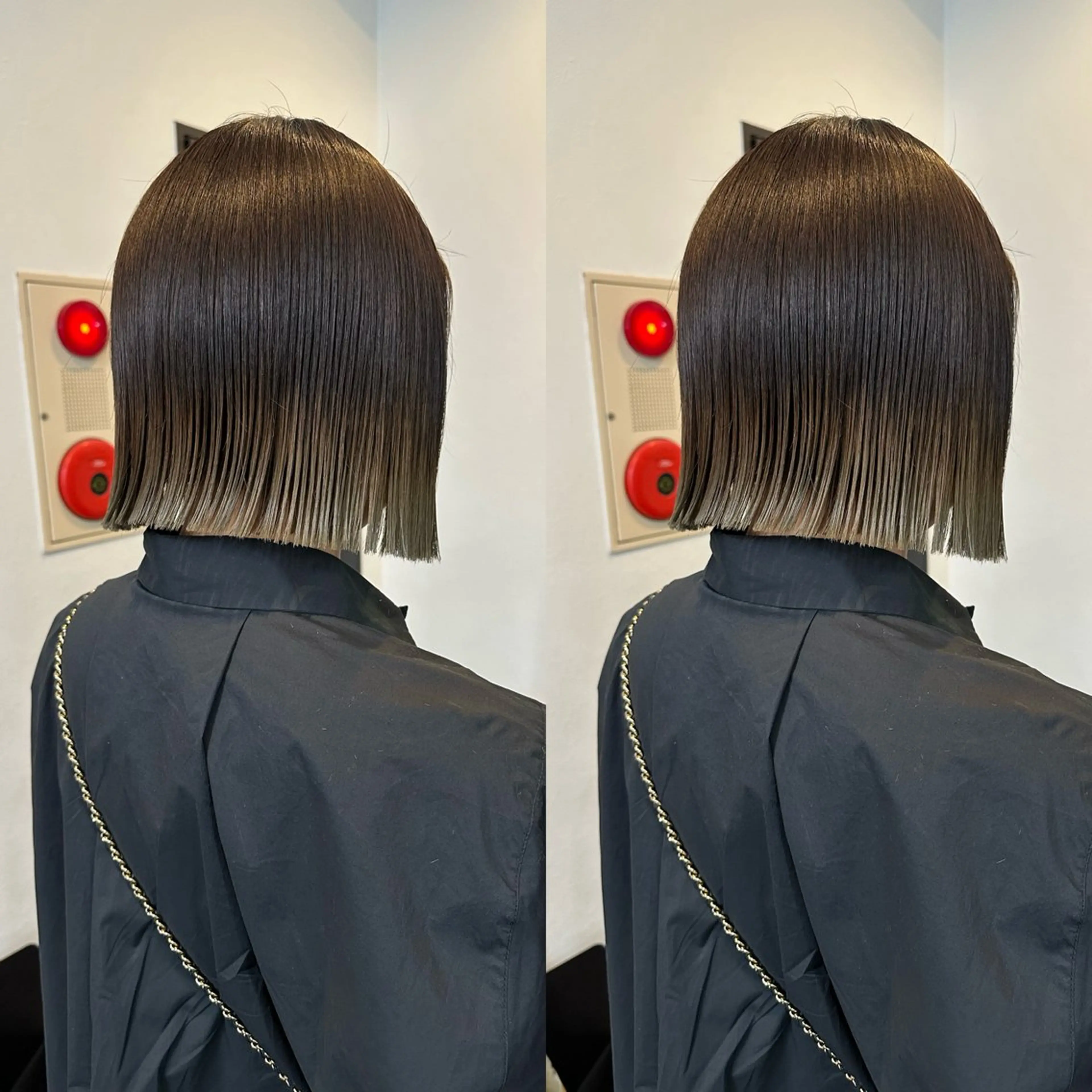 カラー ベージュカラー 透明感カラー オリーブベージュ slit kokoroのヘアスタイル