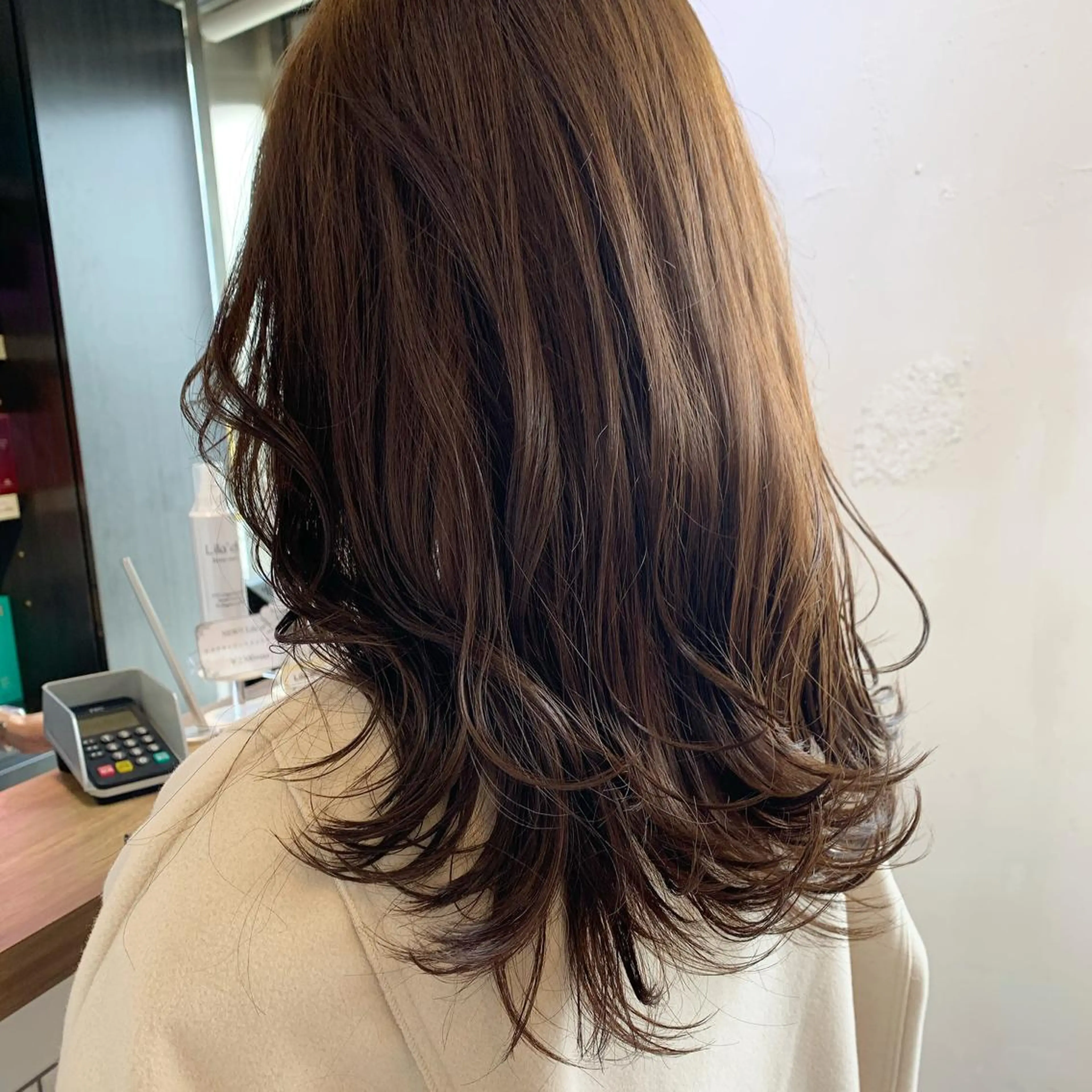 セミロング カラー ブリーチ 透明感カラー ダブルカラー ブリーチなしカラー ピンクカラー ヘアカラー トリートメント Sana / 韓国ヘア / カラーのヘアスタイル