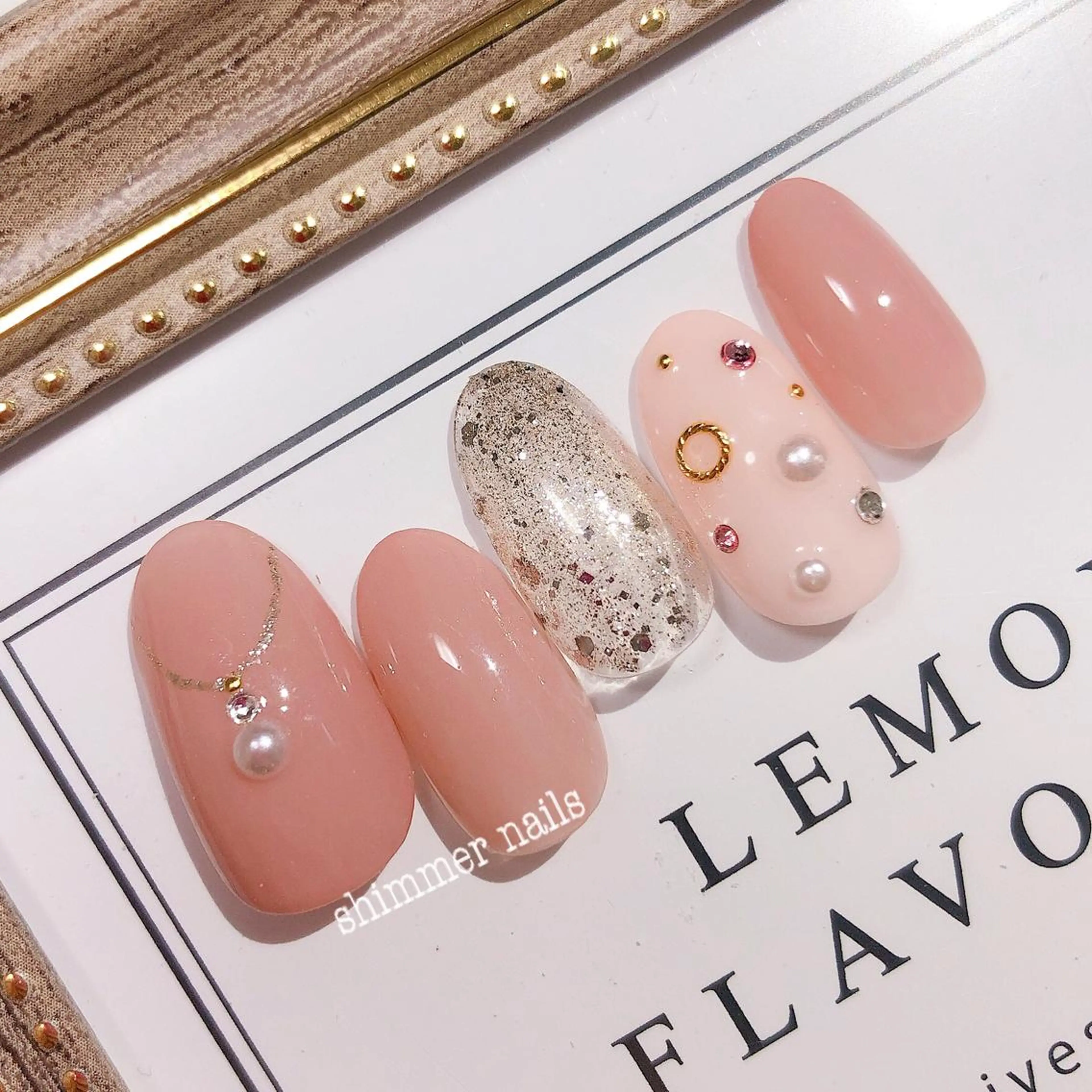 ネイル フットネイル shimmer nailsのネイルデザイン