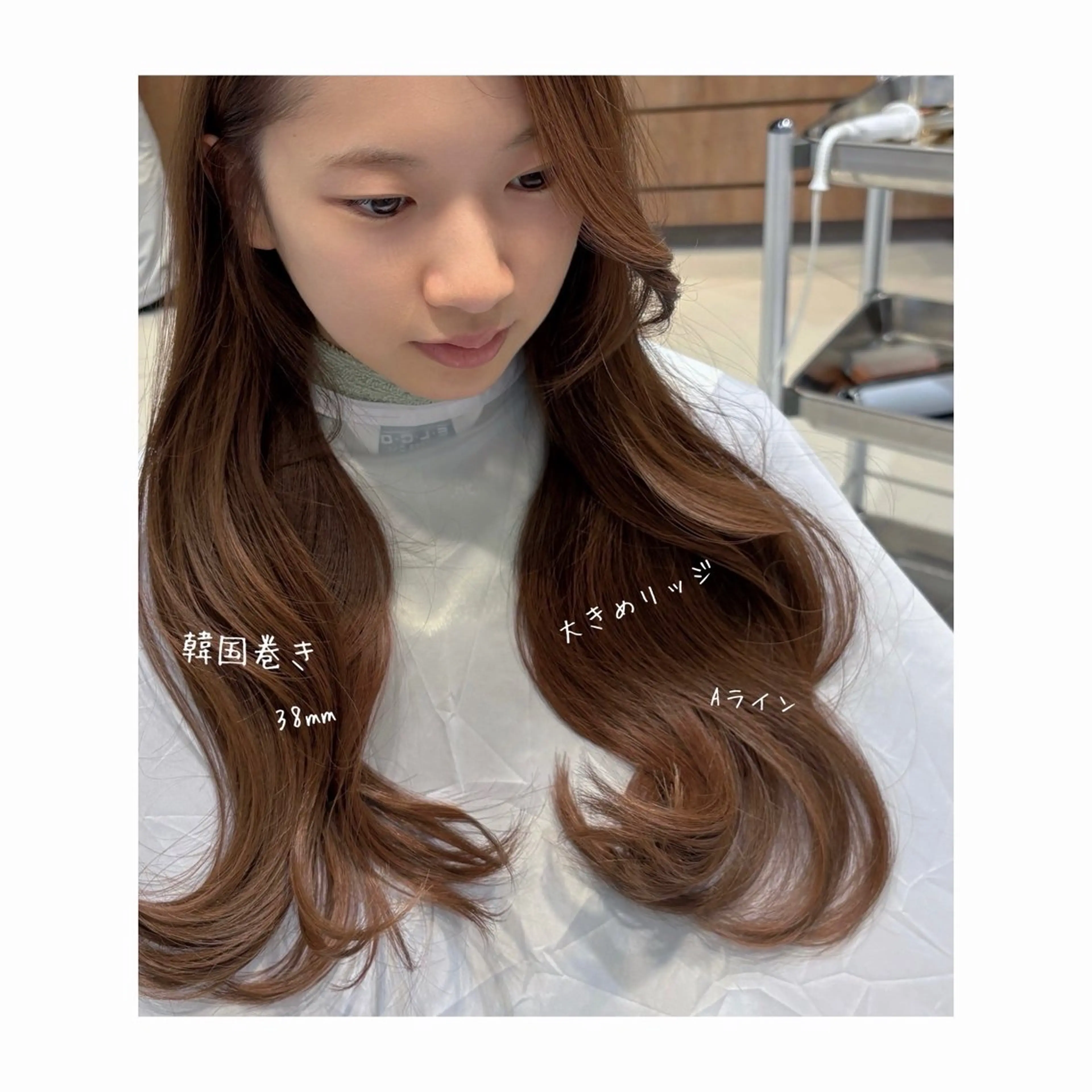 セミロング カット ヘアカラー 髪質改善🫧イチカワ アリサ🫧のヘアスタイル