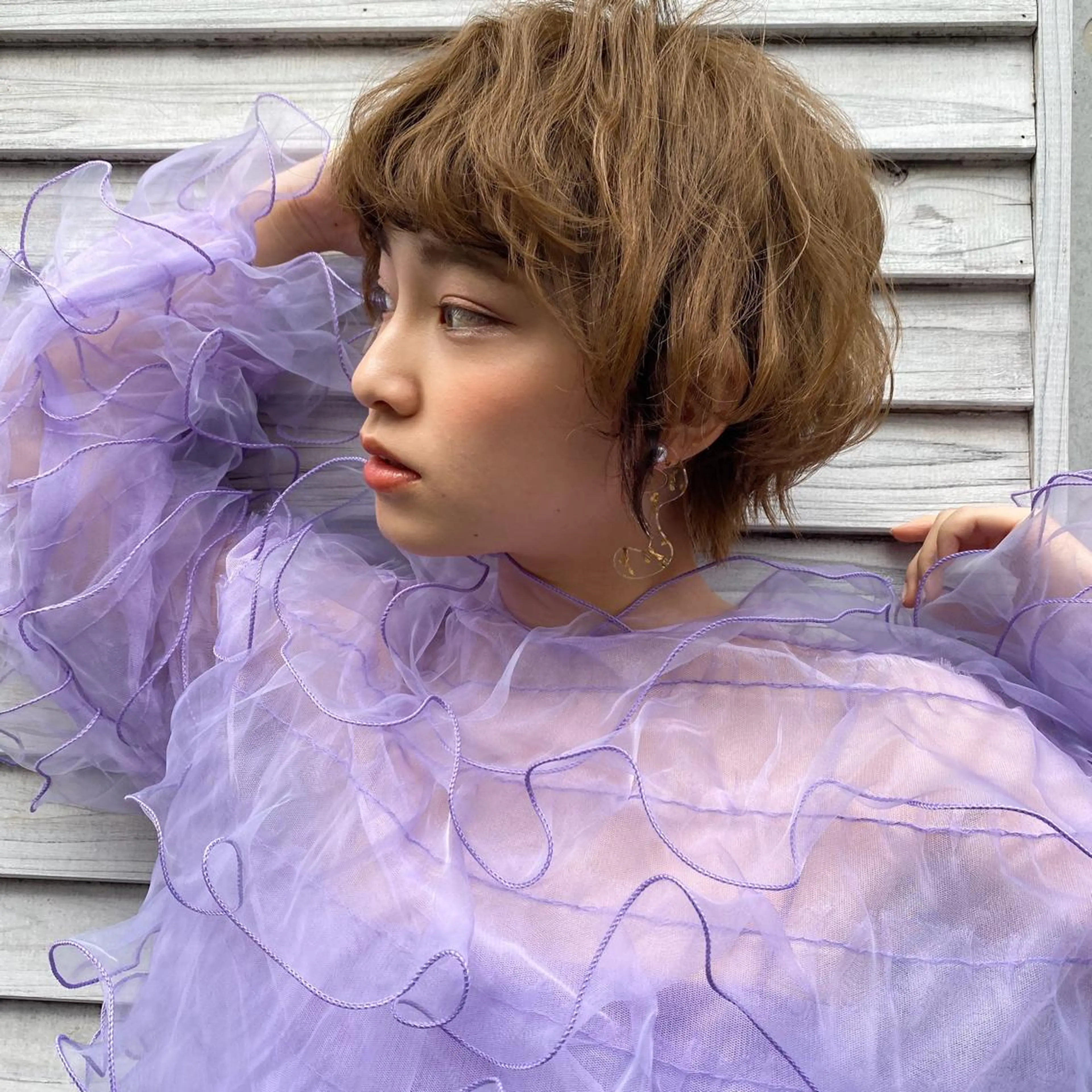 ショート 🪭risa 暖色/レイヤー🪭のヘアスタイル