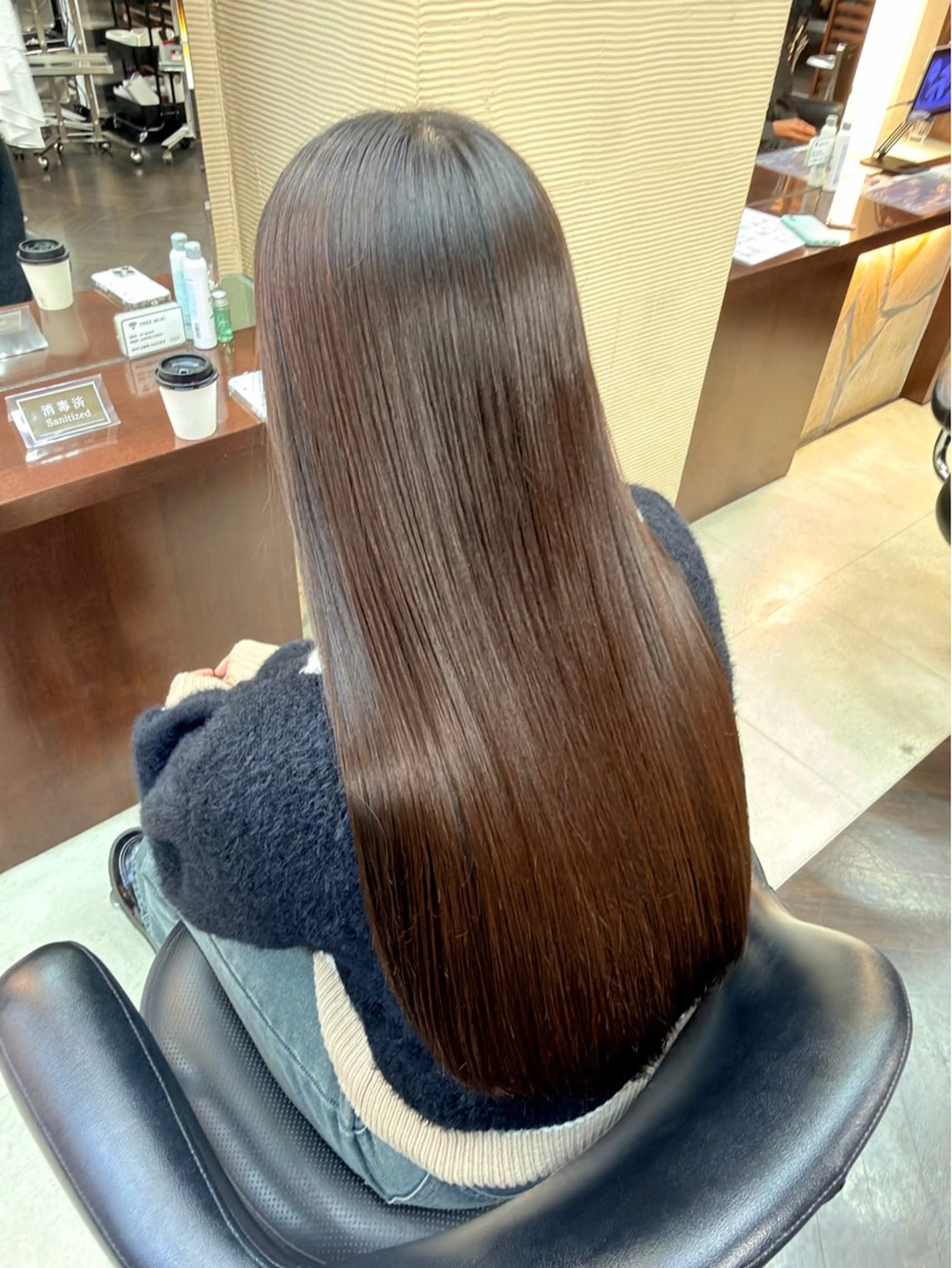 ロング 髪質改善 クボタ ホノカのヘアスタイル